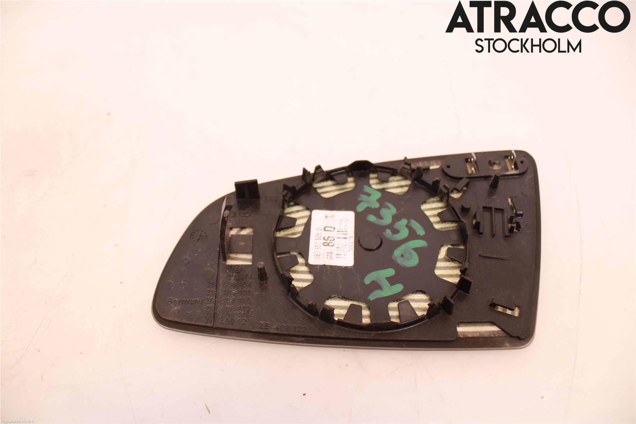 Audi A3/S3 05-13 Spegelglas Hö