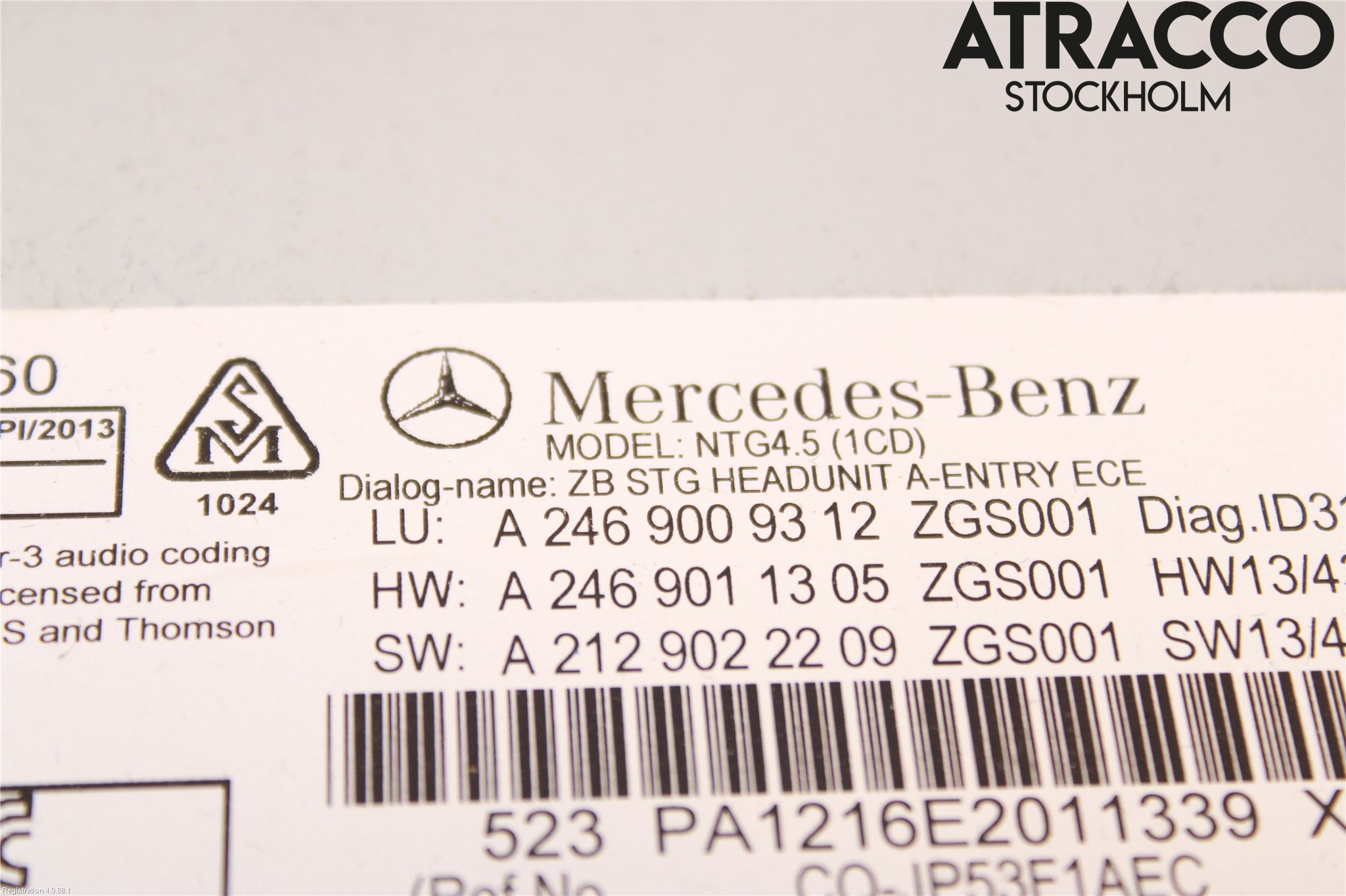 Mercedes-Benz MB CLA-KLASS (C117/X117) 13-19 Cd Radio - Multimediapanel