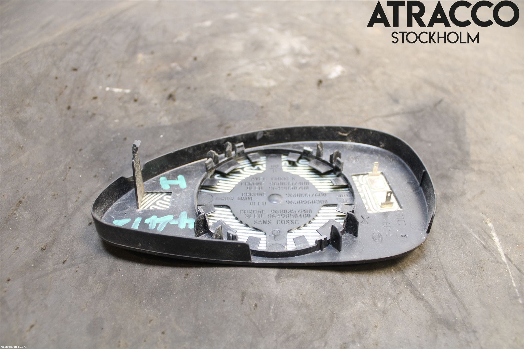 Citroen C4 I 05-10 Spegelglas Hö