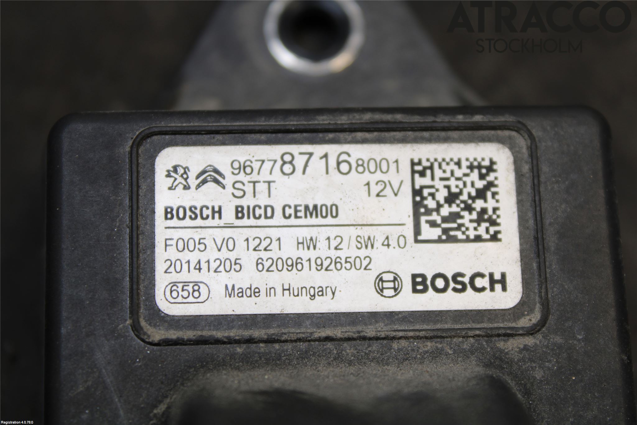 Peugeot 308 14-21 Relä Glödning Diesel