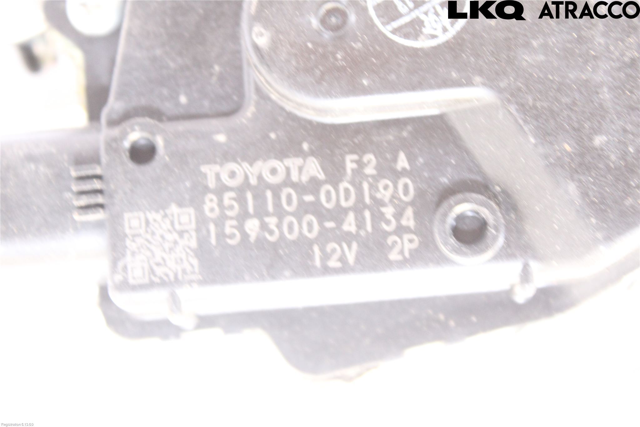 Toyota YARIS XP130 12-14 Torkarmekanism Vindruta