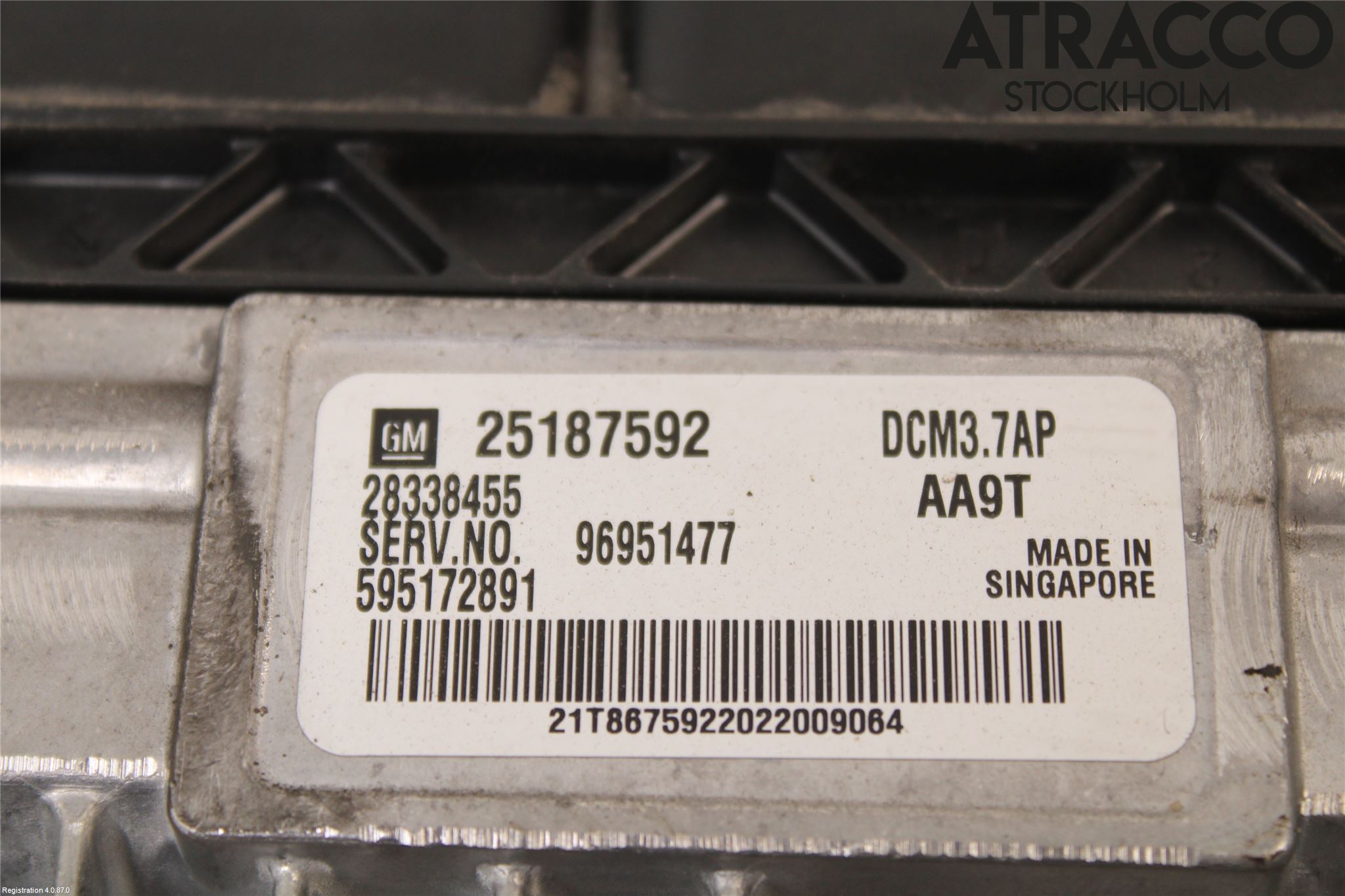 GM CHEVROLET ORLANDO Styrenhet Inspump Diesel