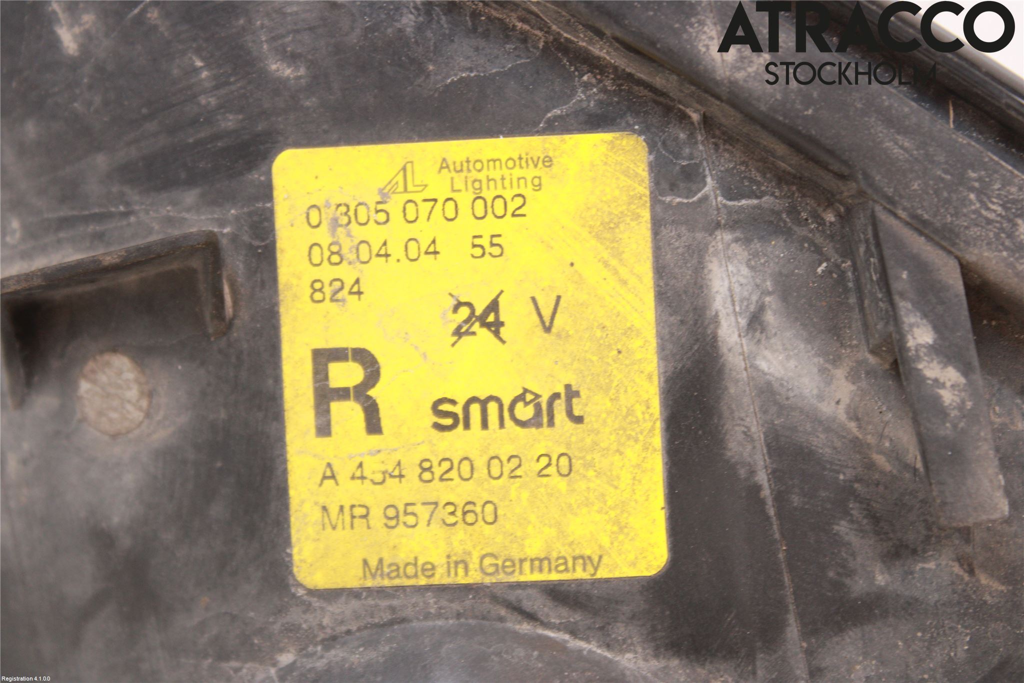 Smart FORFOUR 04-06 Dimljus-Varselljus Fram