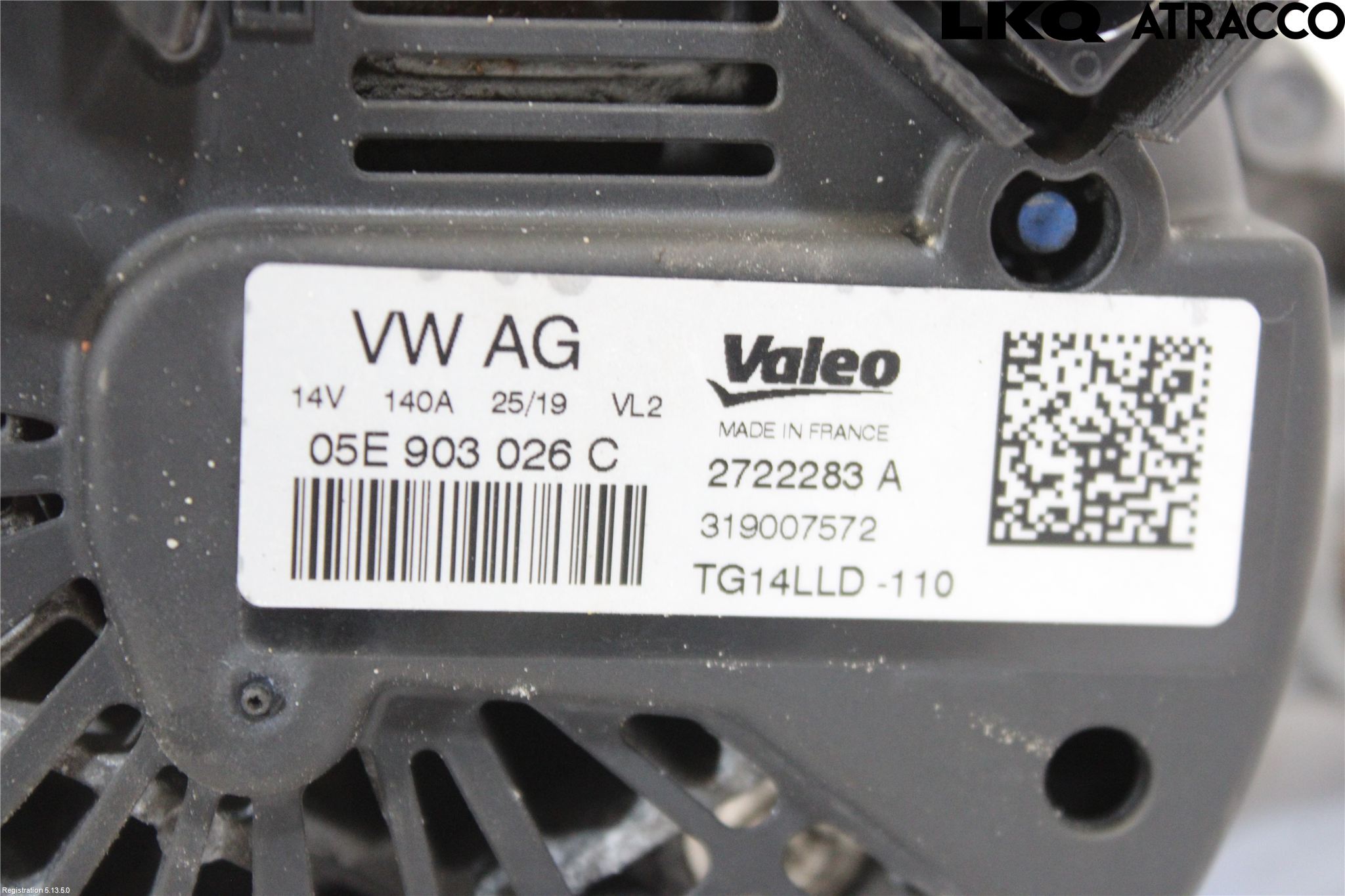 Volkswagen VW POLO VI 18->> Generator