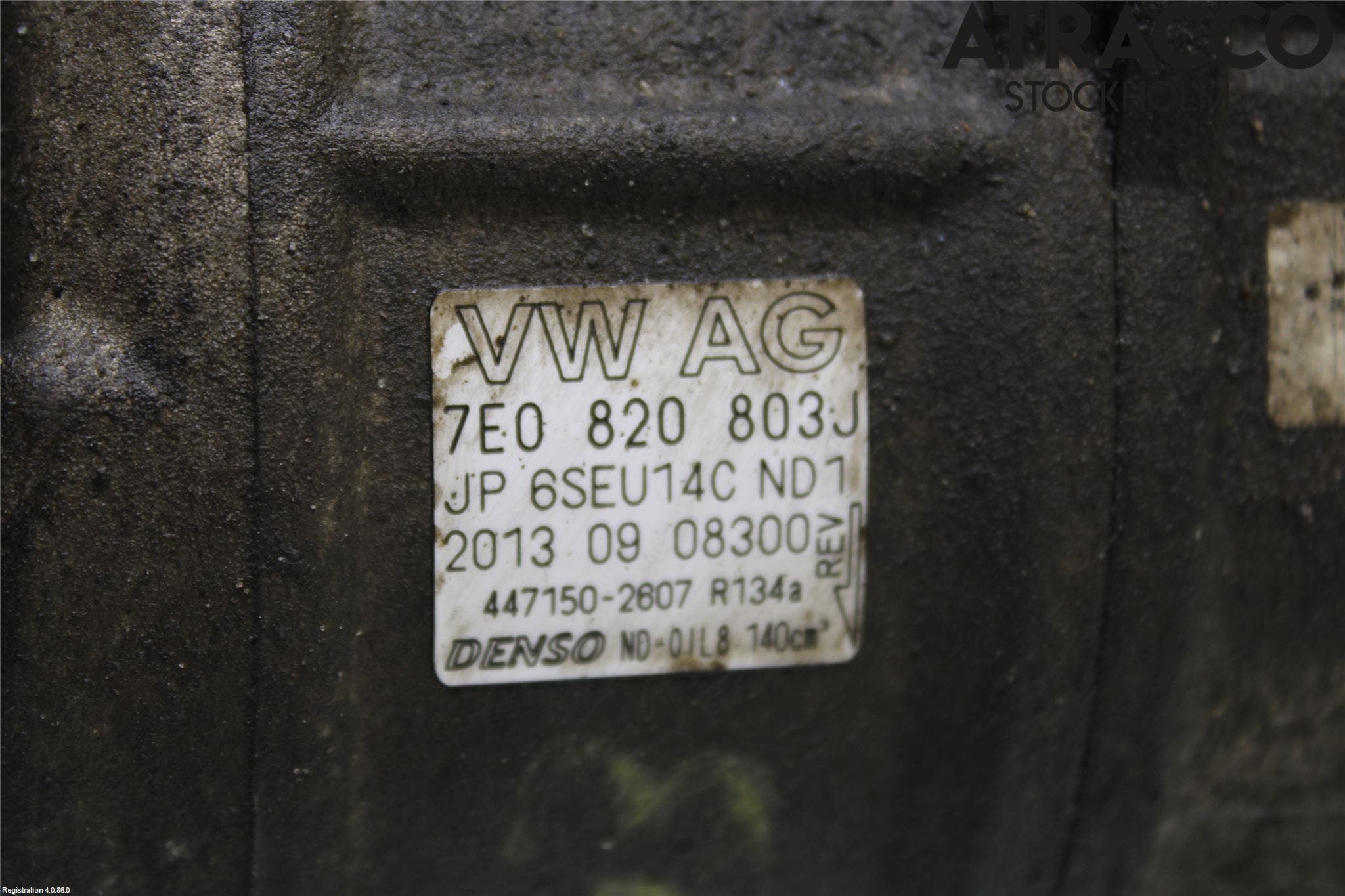 Volkswagen VW AMAROK 2H 10-22 Ac Kompressor