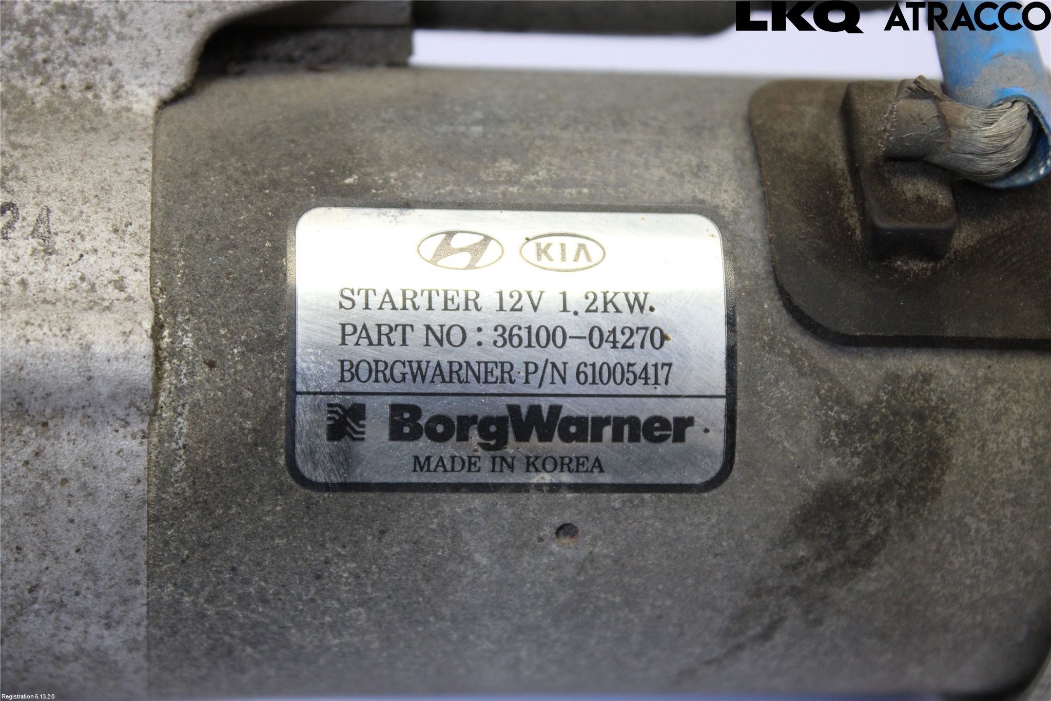Kia STONIC 18->> Startmotor