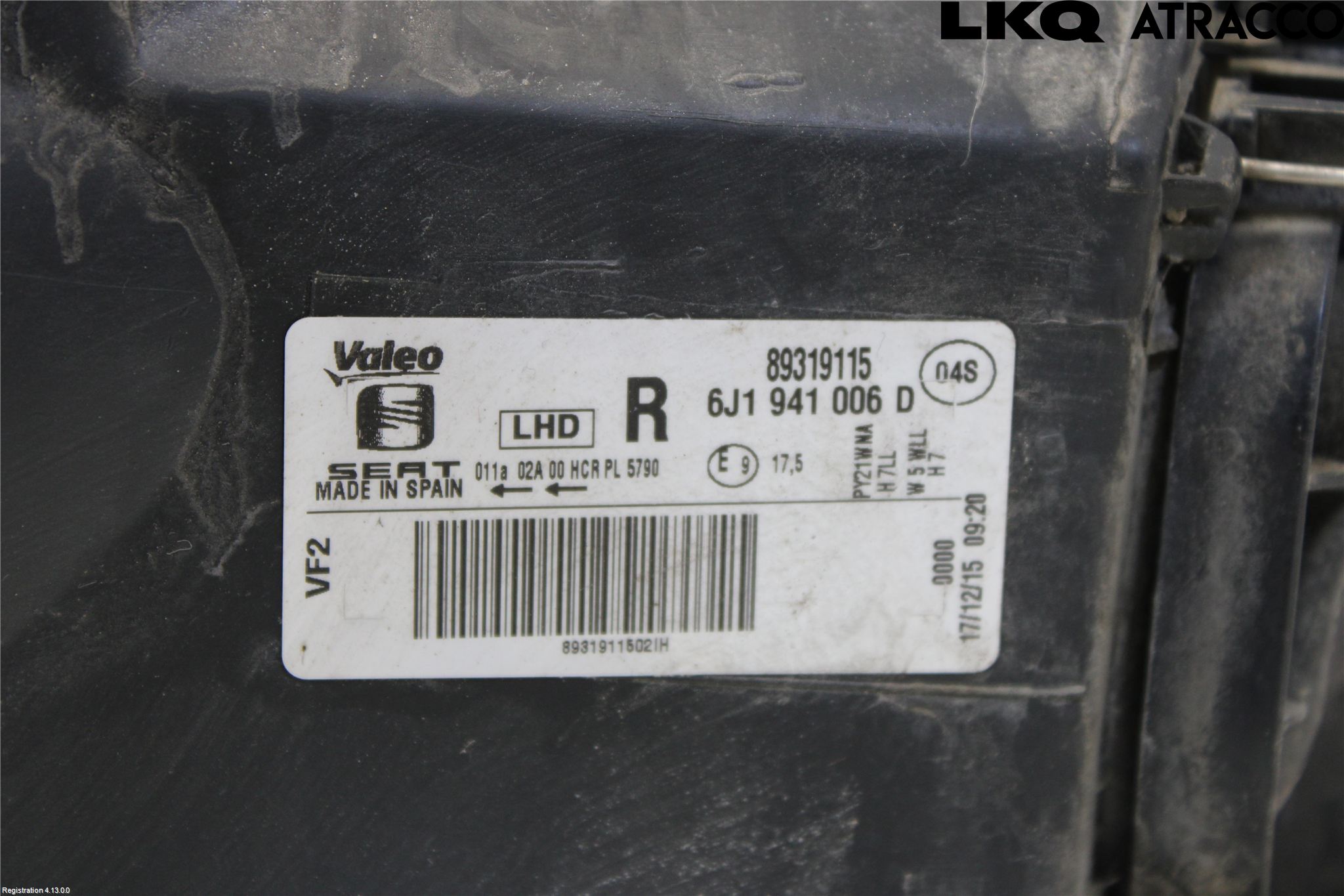 Seat IBIZA IV 08-16 Strålkastare Höger