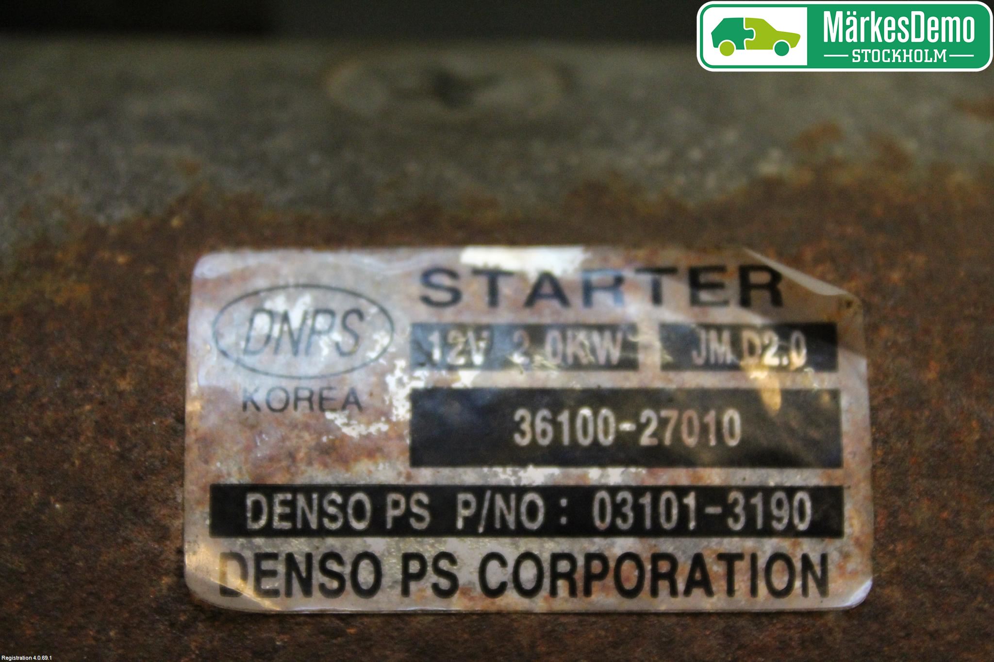 Kia MAGENTIS Startmotor Diesel