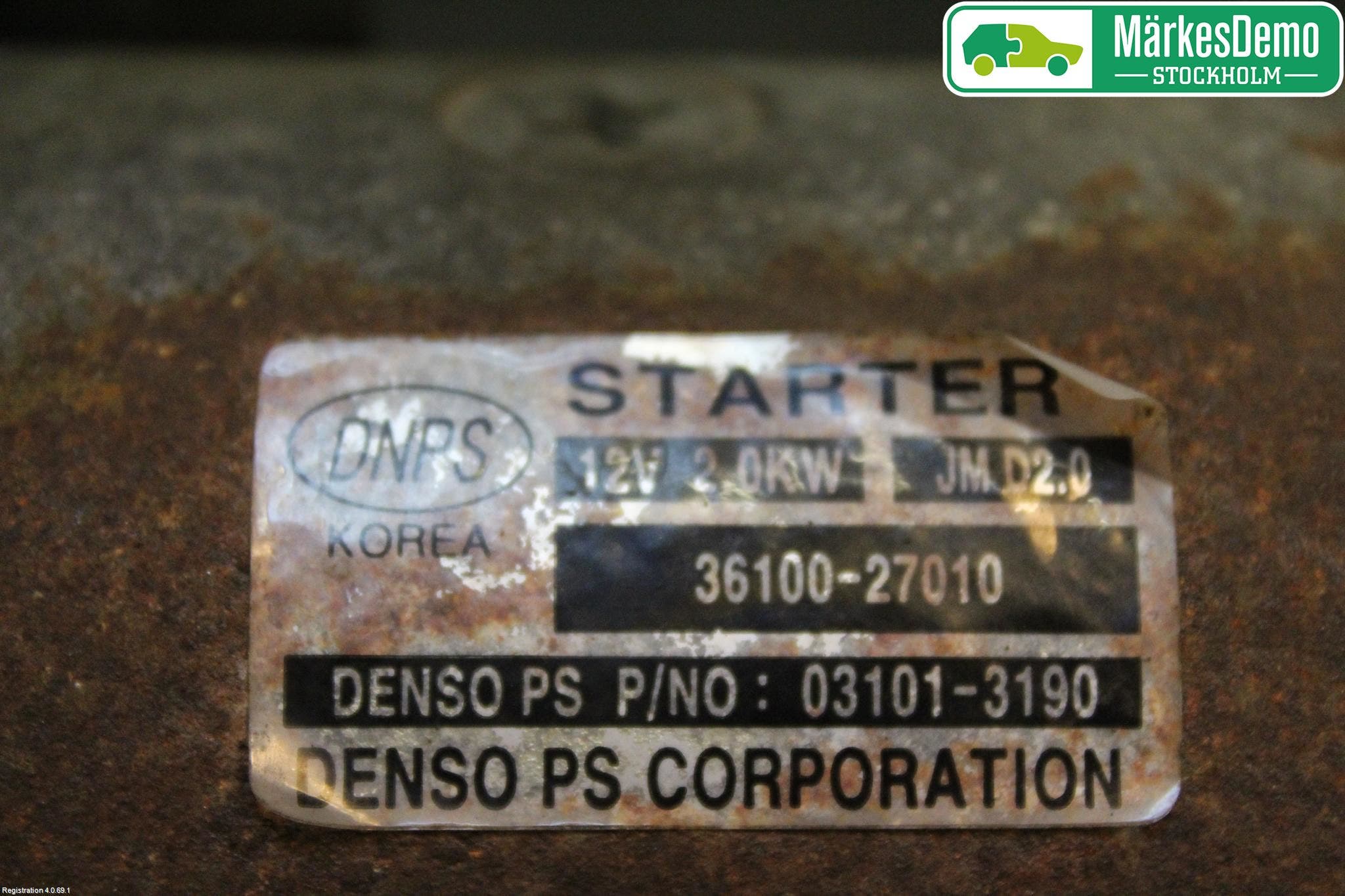 Kia MAGENTIS Startmotor Diesel