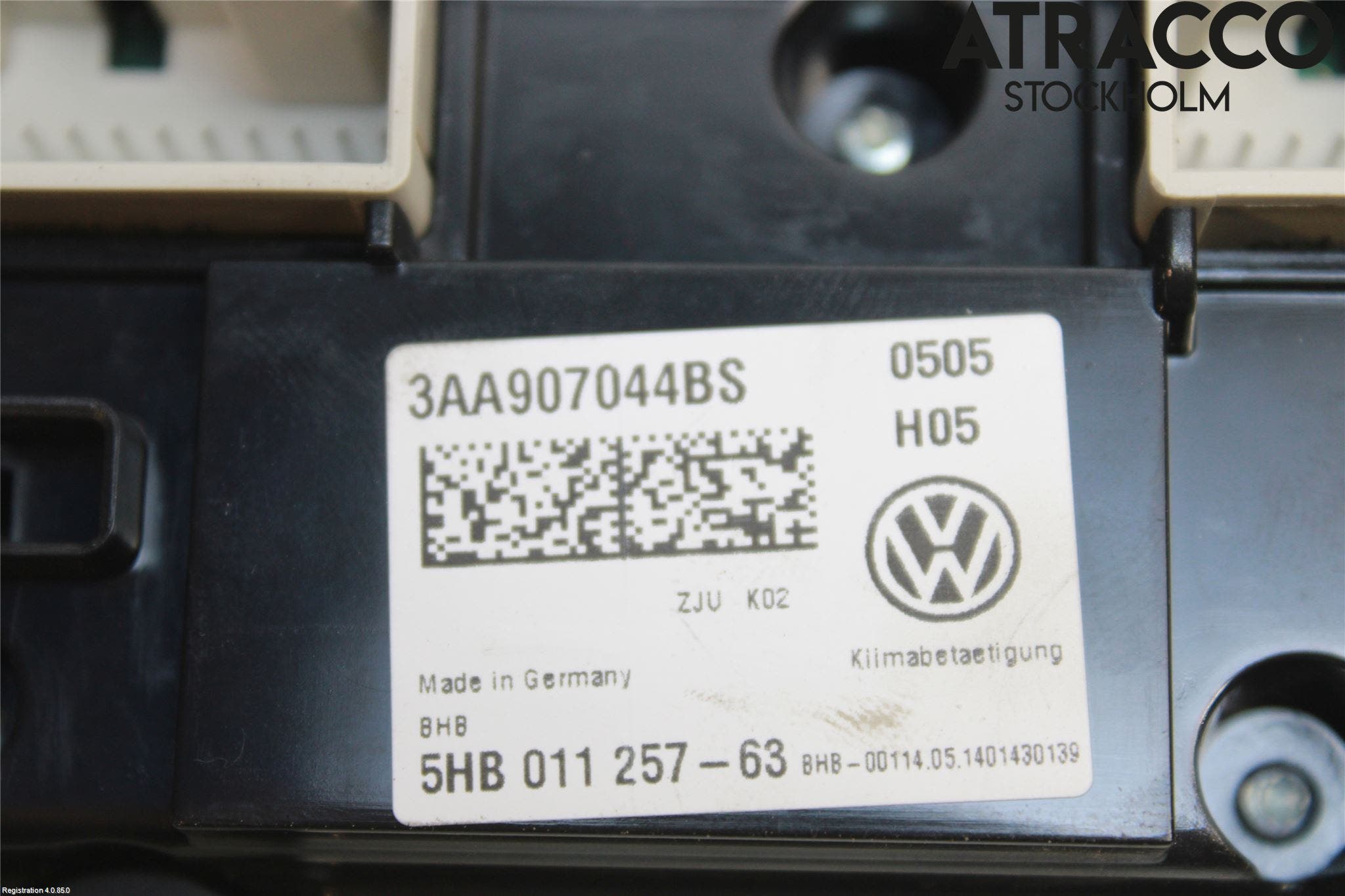 Volkswagen VW PASSAT 15-19 Ac Styrenhet Ac Manöveren