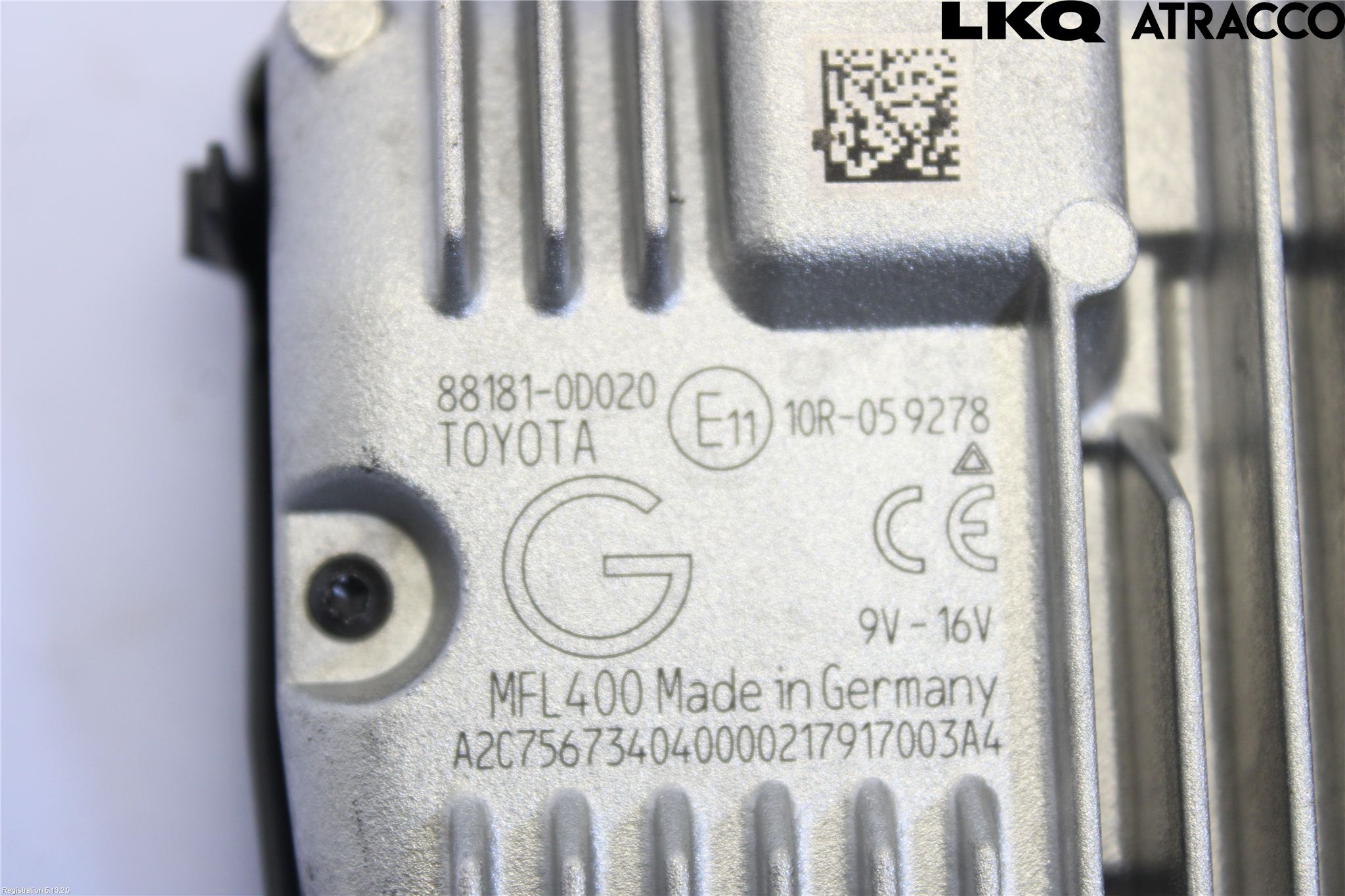 Toyota YARIS XP130 15-20 Sensor Aktivt Kollisionsskydd
