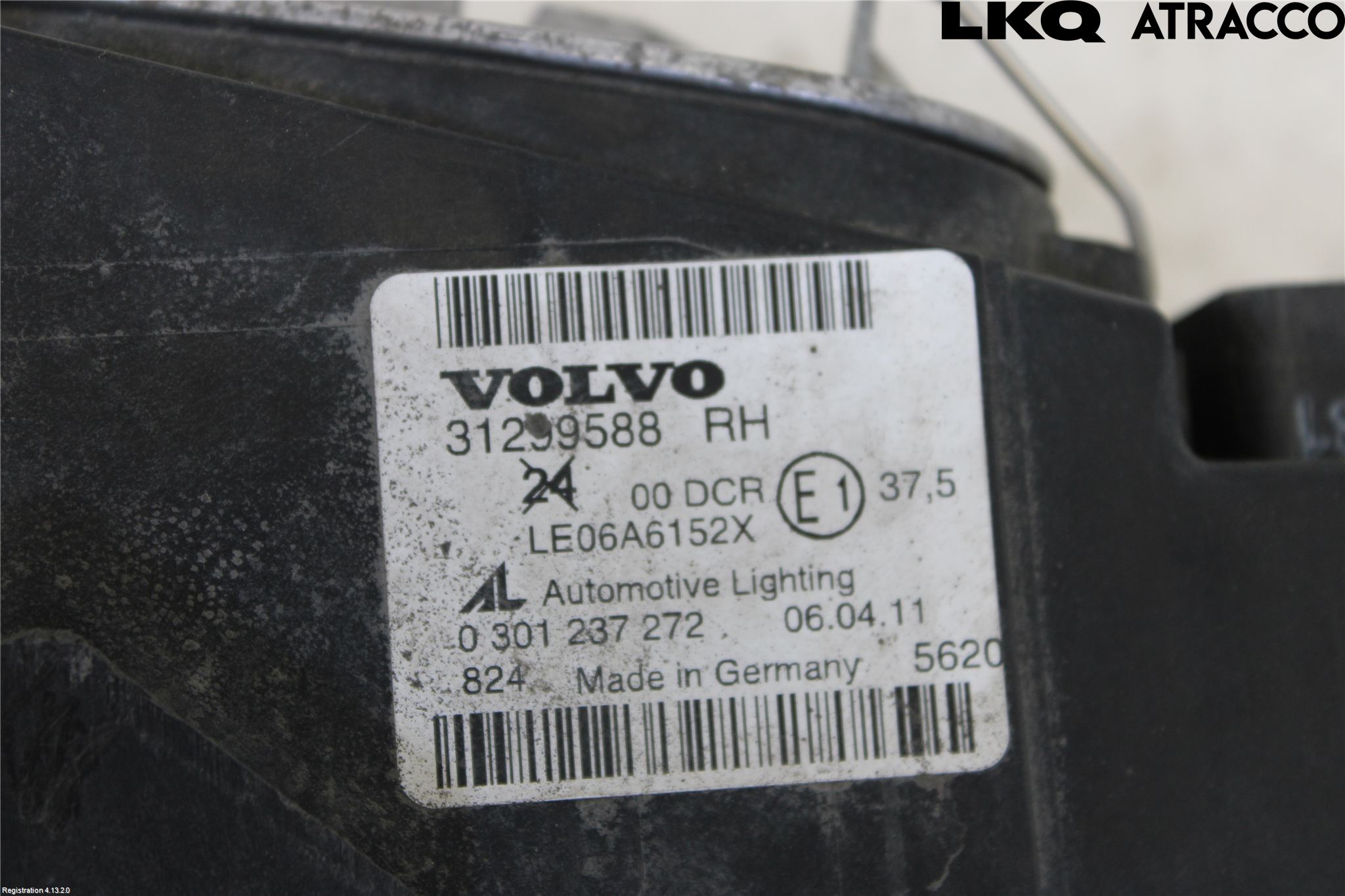Volvo V50 08-12 Strålkastare Höger