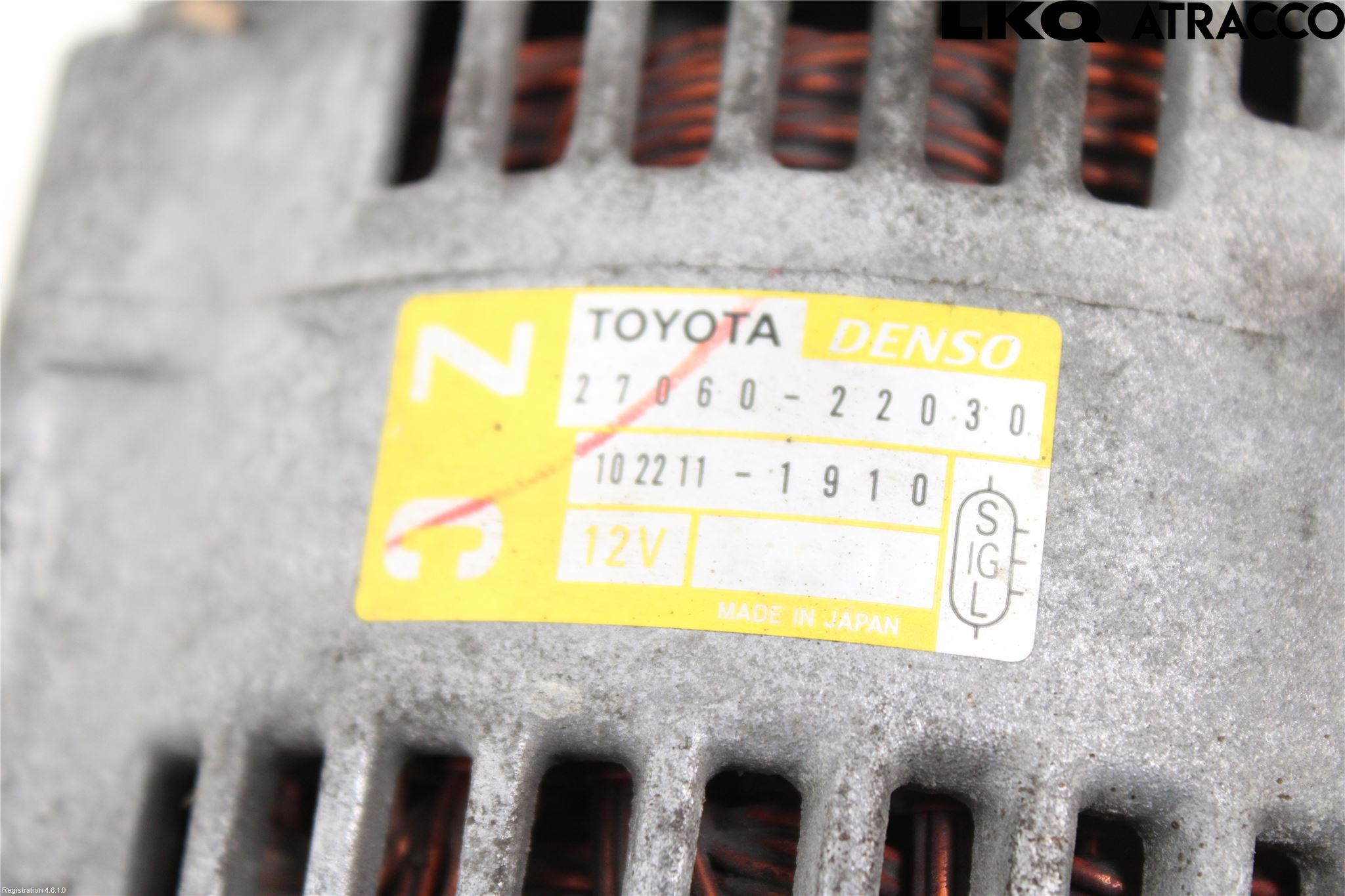 Toyota COROLLA 02-07 Generator