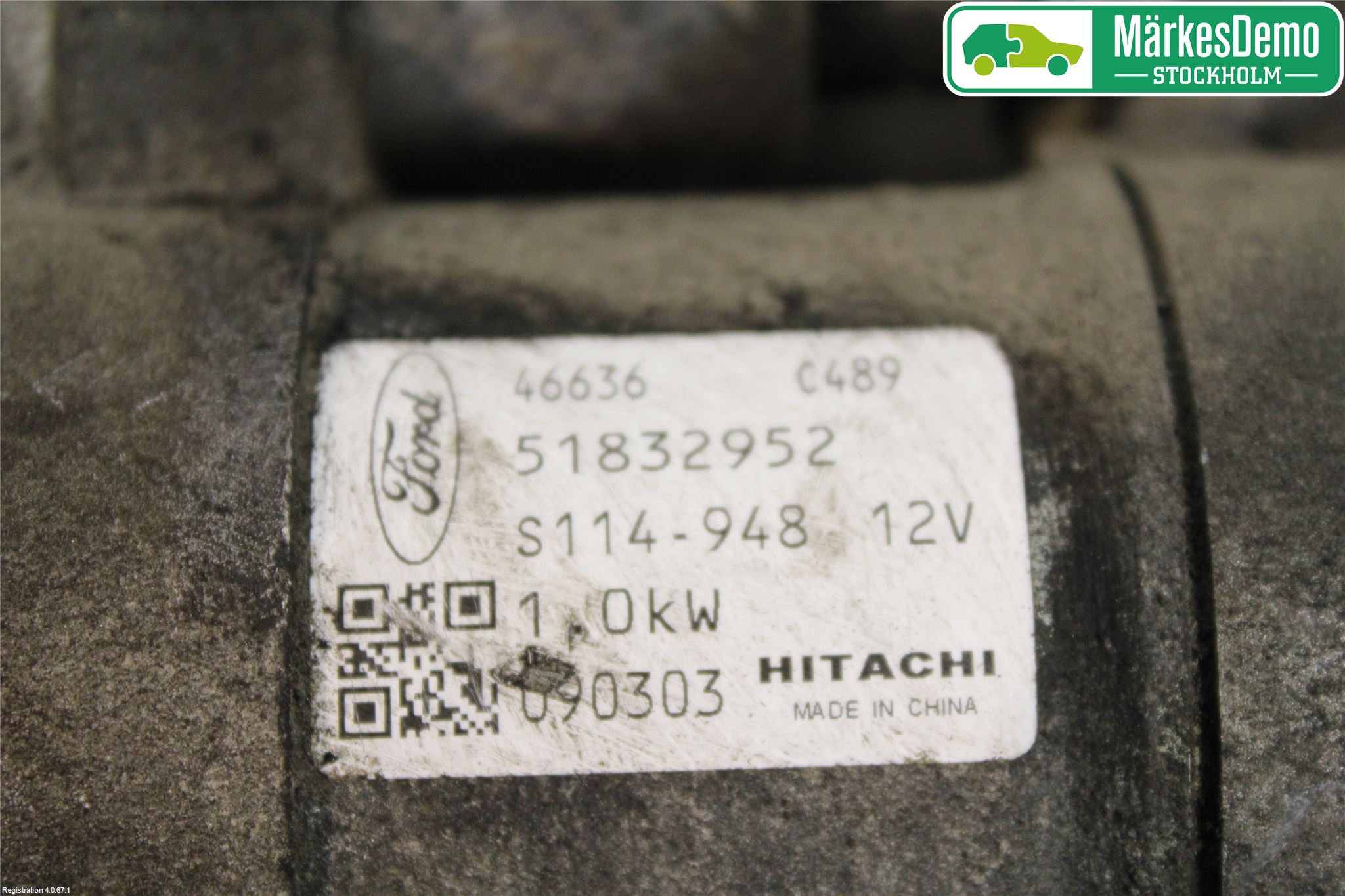 Ford KA 09-16 Startmotor
