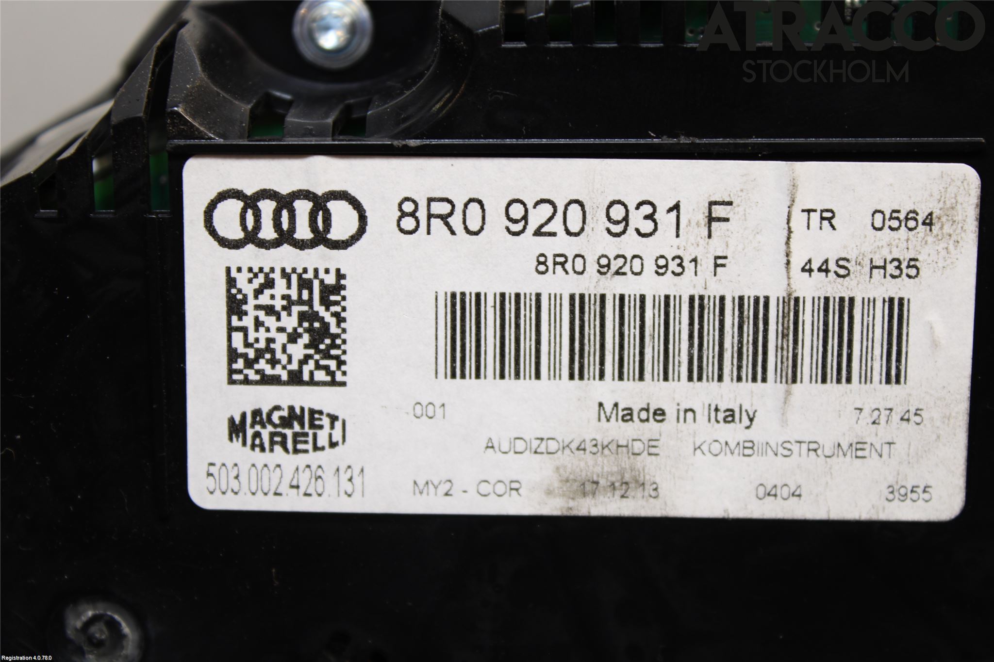 Audi Q5 09-16 Instrument Komb