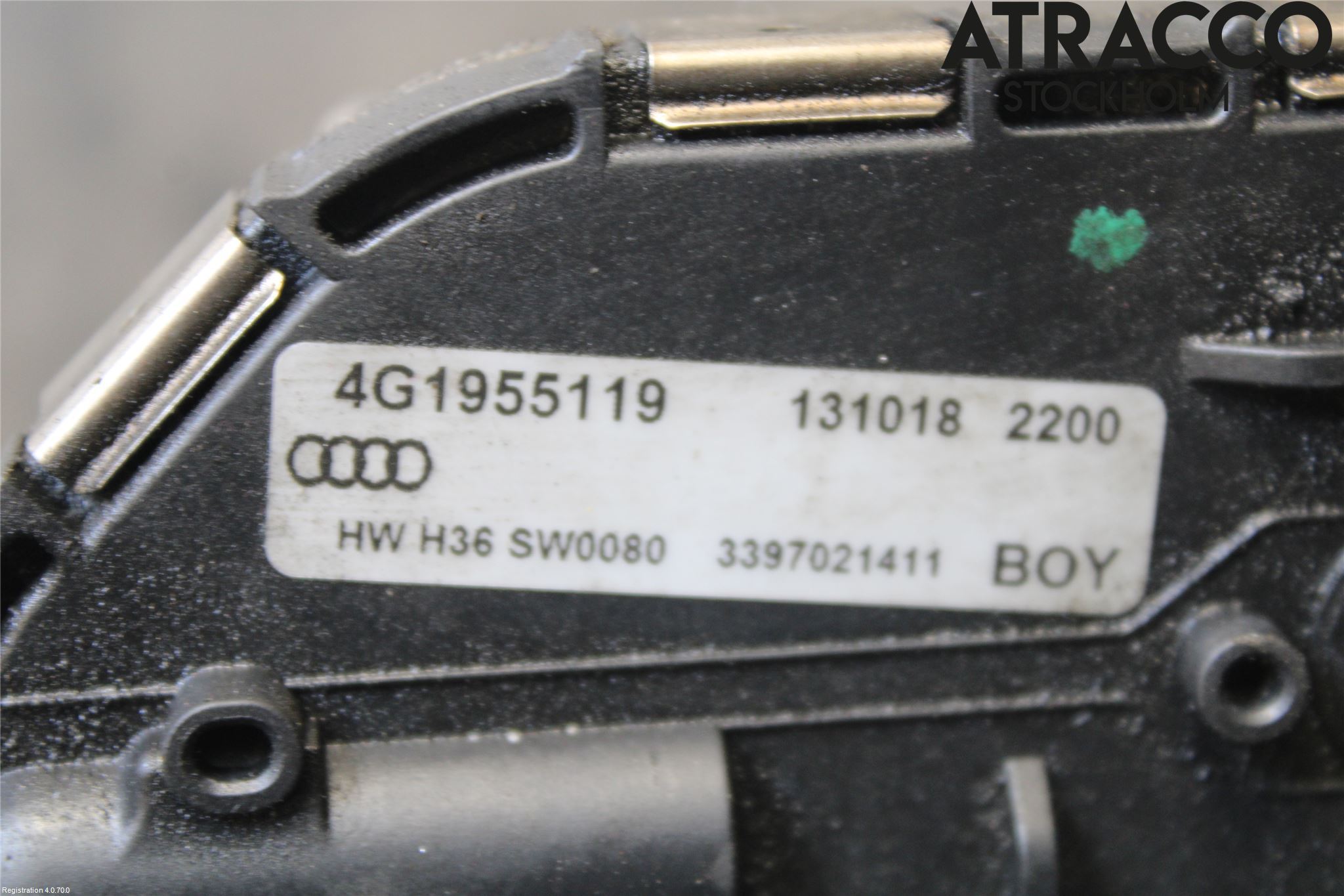 Audi A6/S6 4G 11-18 Torkarmotor Vindruta