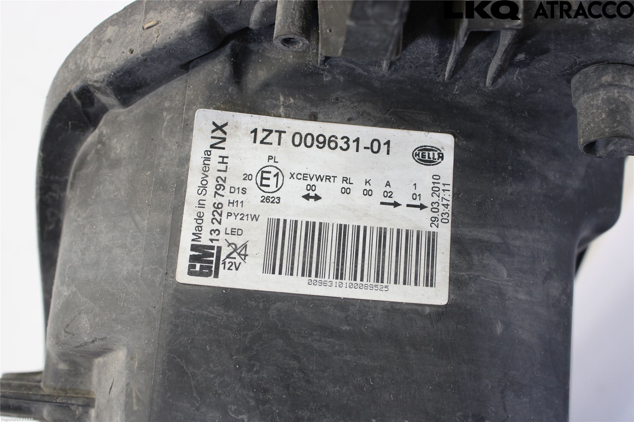 Opel INSIGNIA 09-16 Strålkastare Vänster