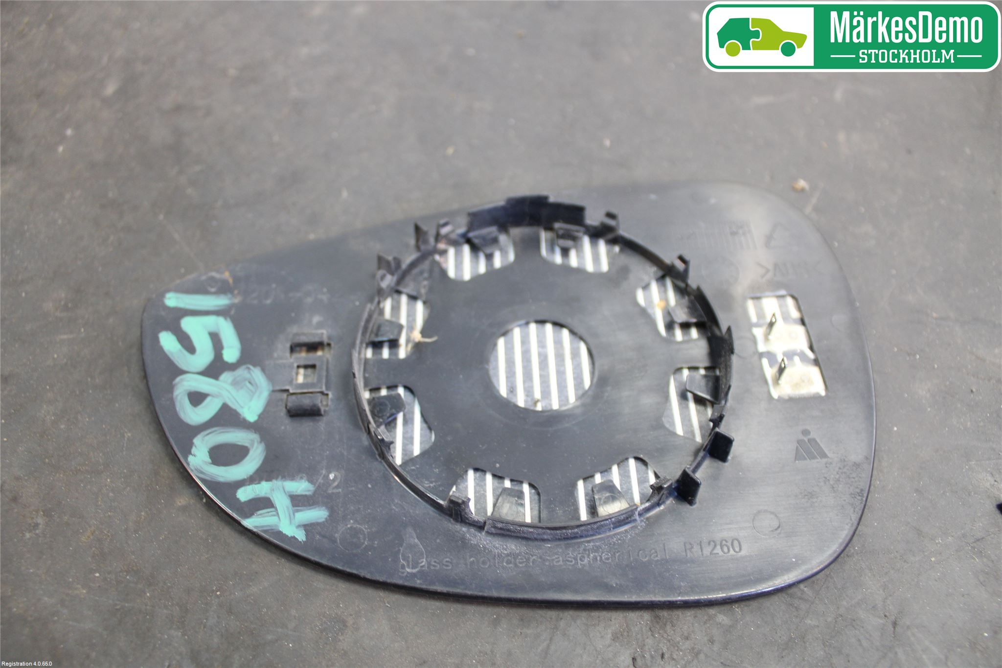 Ford FIESTA 09-12 Spegelglas Hö