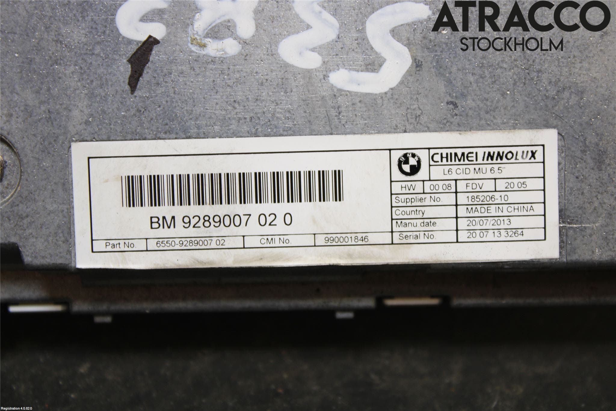BMW 5 F10/F11/F18 09-17 Cd Radio - Multimediapanel