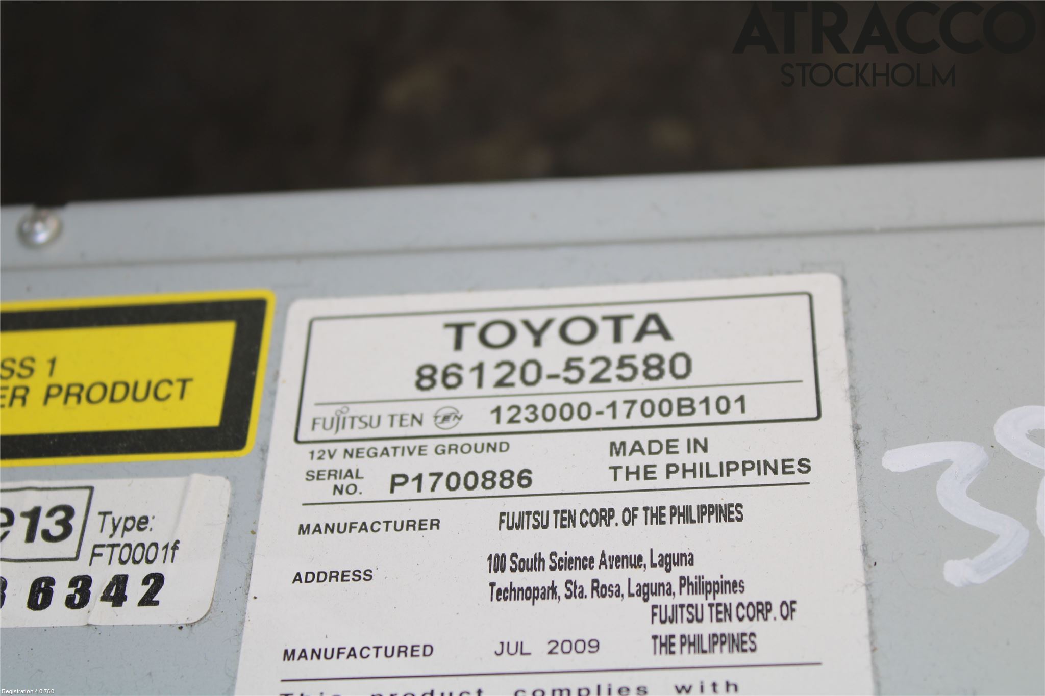 Toyota URBAN CRUISER Cd Radio - Multimediapanel