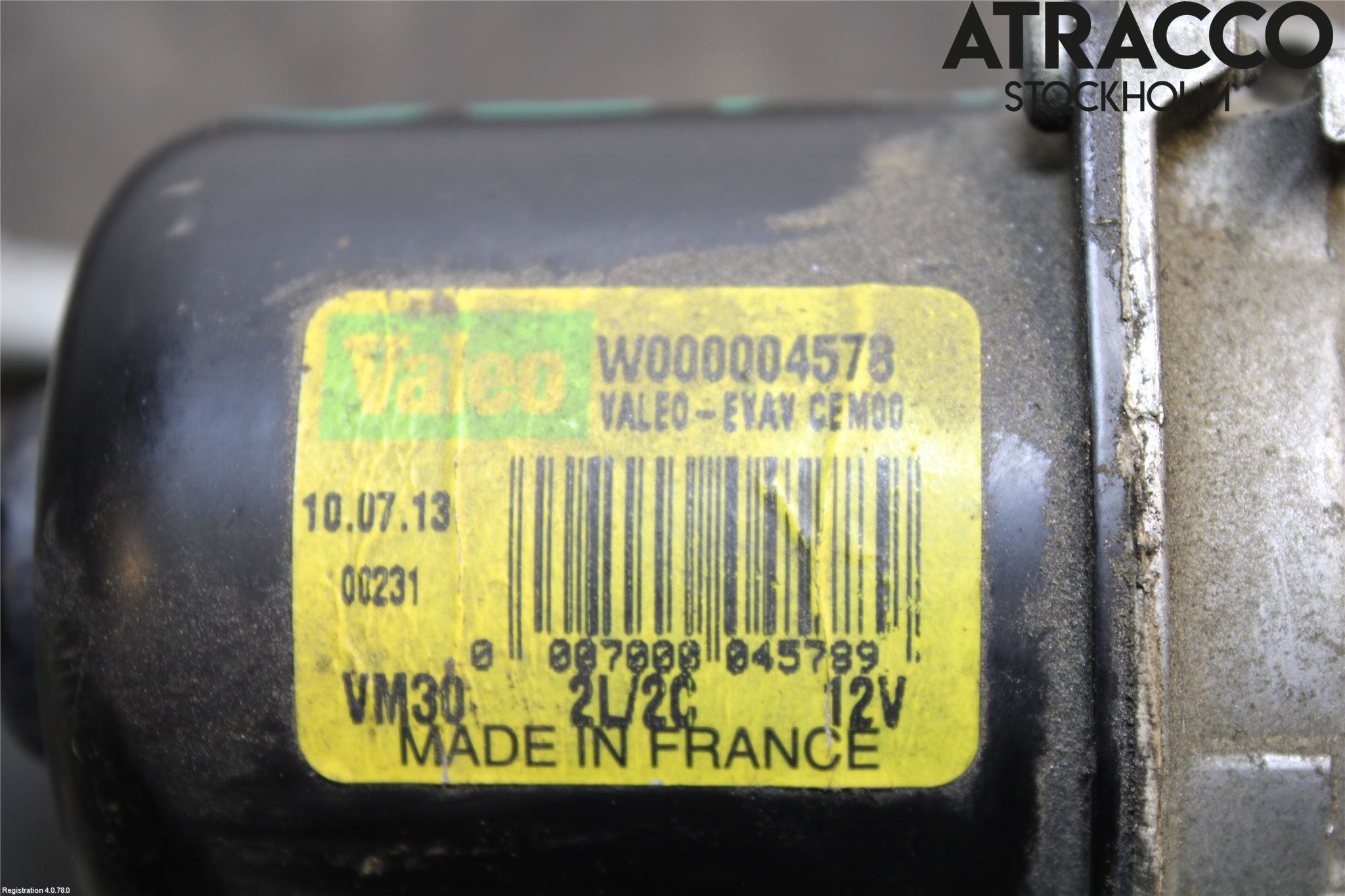 Citroen C3 10-17 Torkarmotor Vindruta