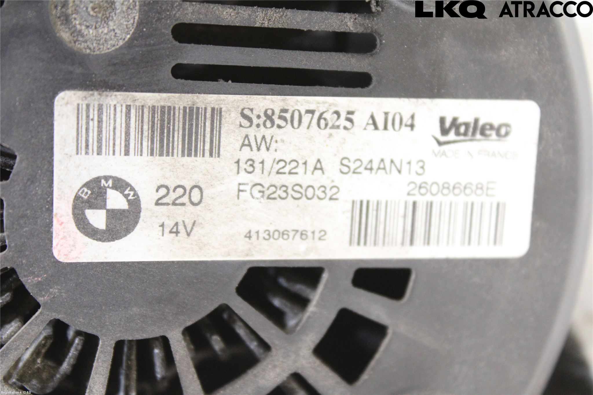 BMW 5 F10/F11/F18 09-17 Generator