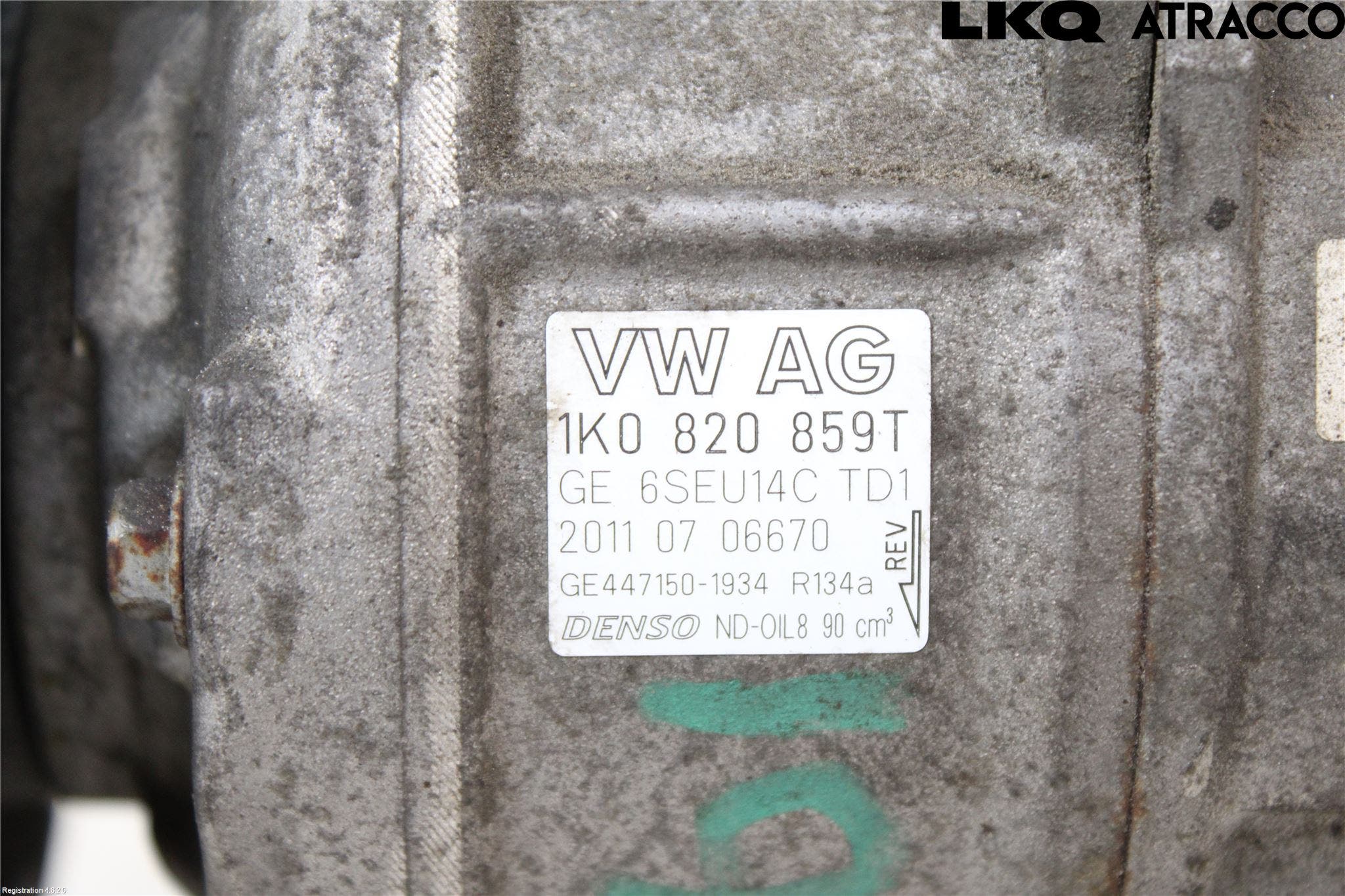 Volkswagen VW PASSAT 11-14 Ac Kompressor