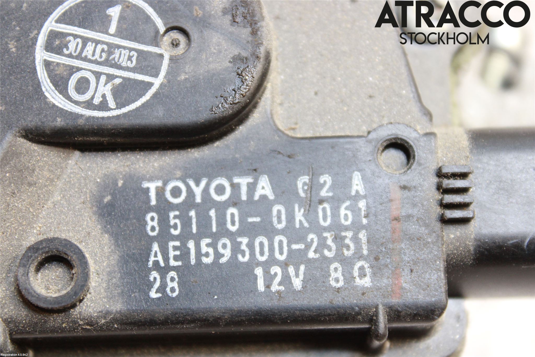 Toyota HILUX 05-16 Torkarmotor Vindruta