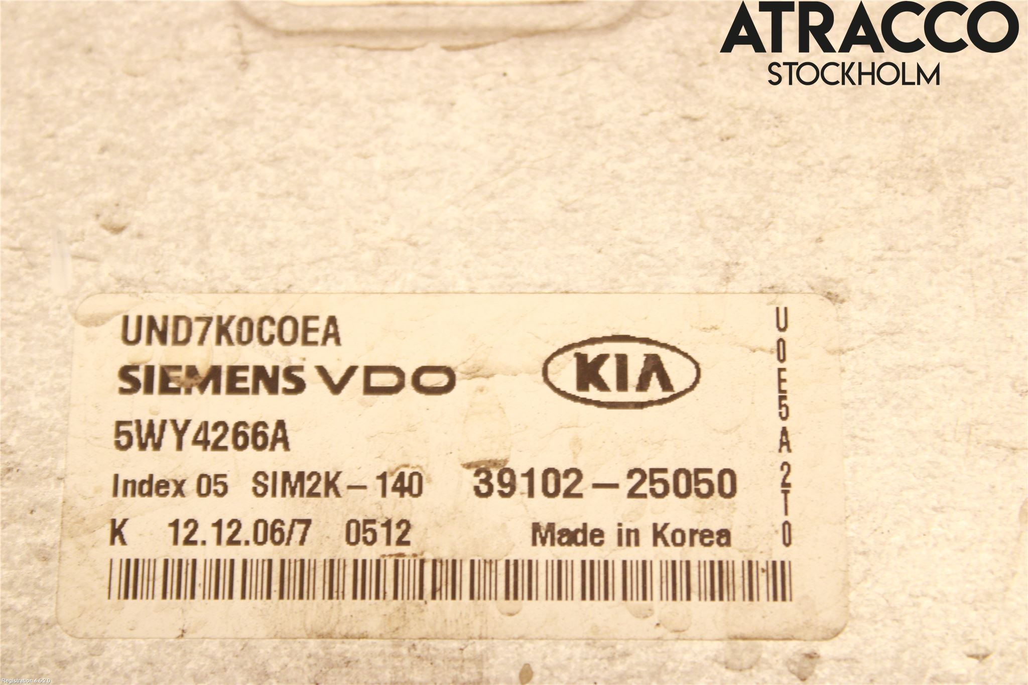 Kia CARENS II 07-12 Styrenhet Insprut Bensin