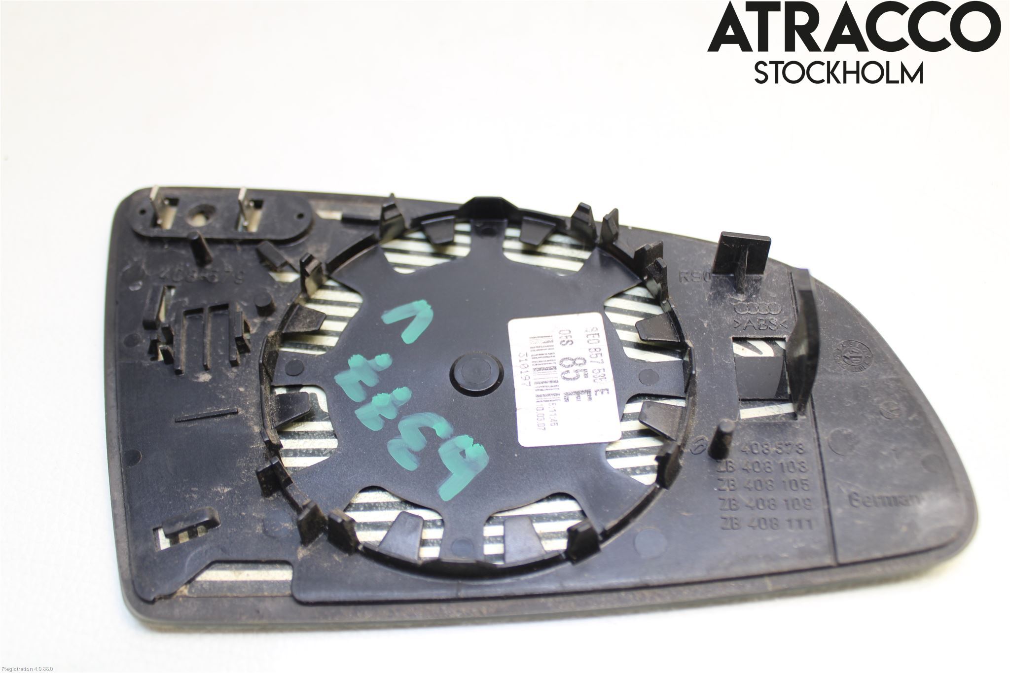 Audi A6/S6     05-11 Spegelglas Vä