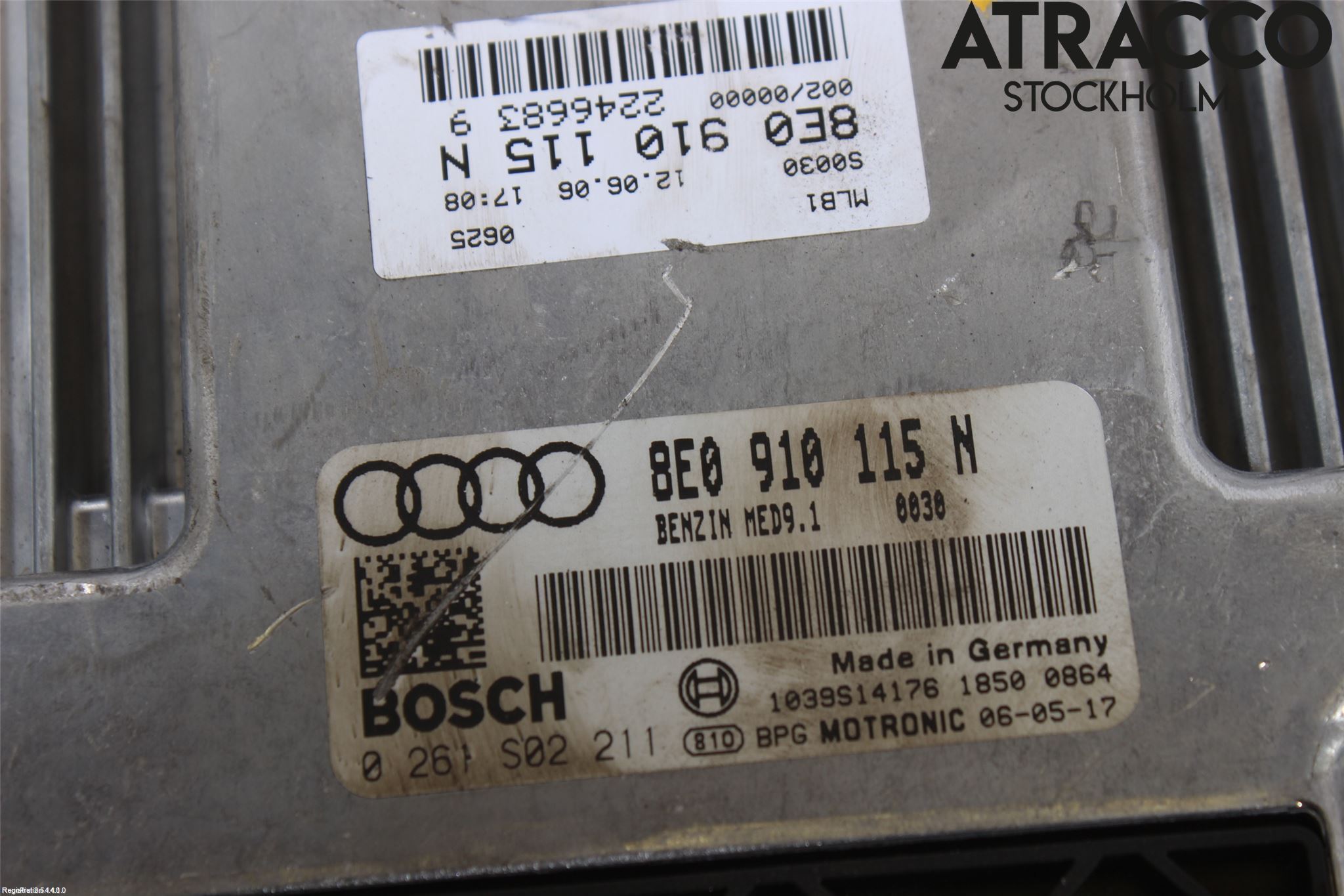 Audi A4/S4 05-07 Styrenhet Insprut Bensin