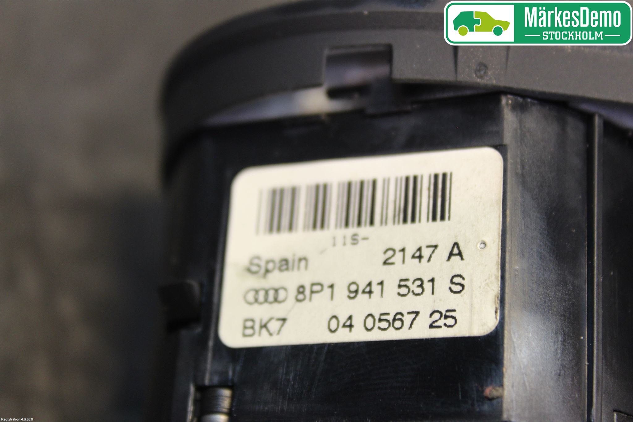 Audi A3/S3 05-13 Strömställare Ljus