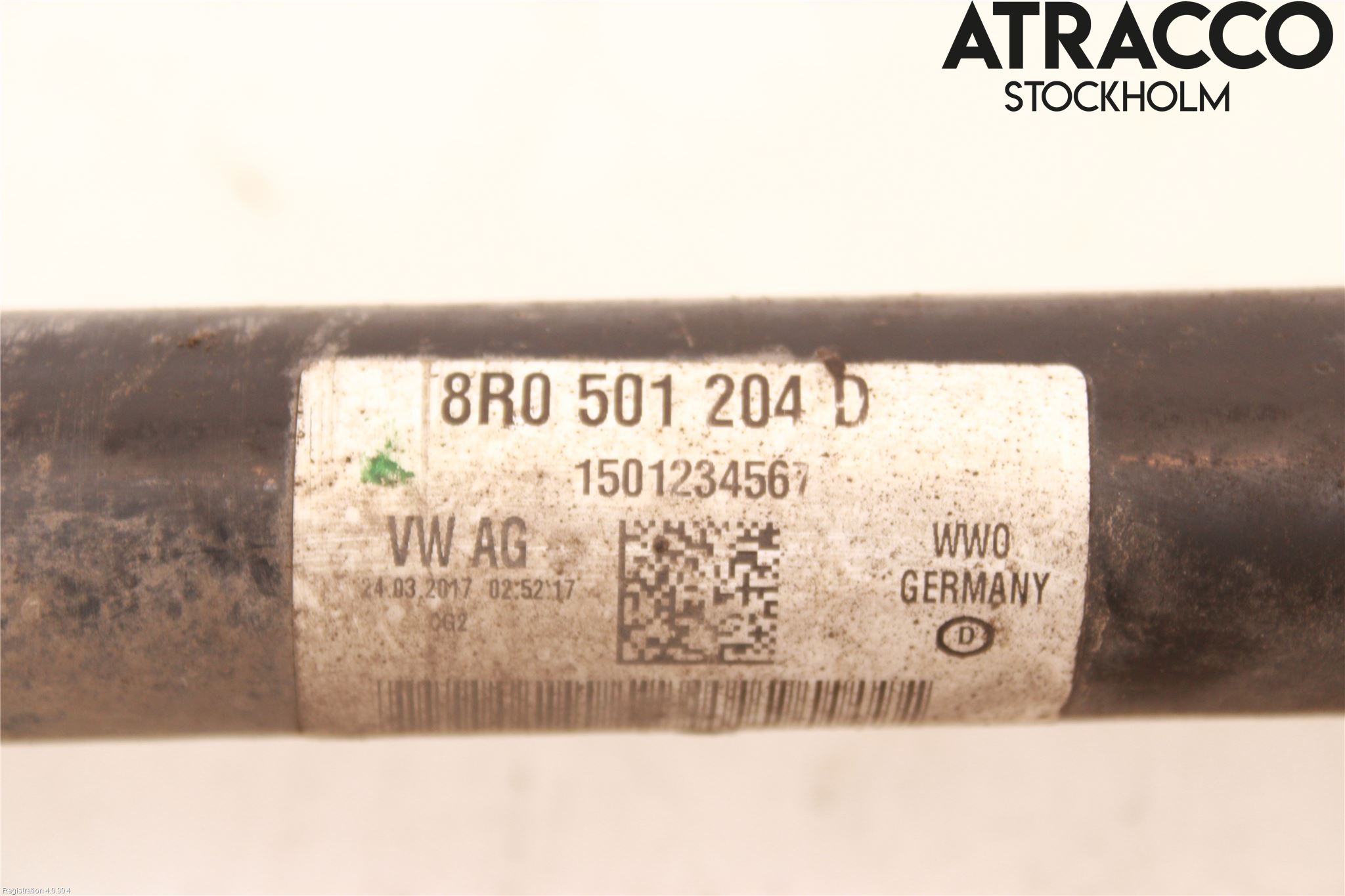 Audi A7/S7 4G 11-17 Drivaxel Bak Höger