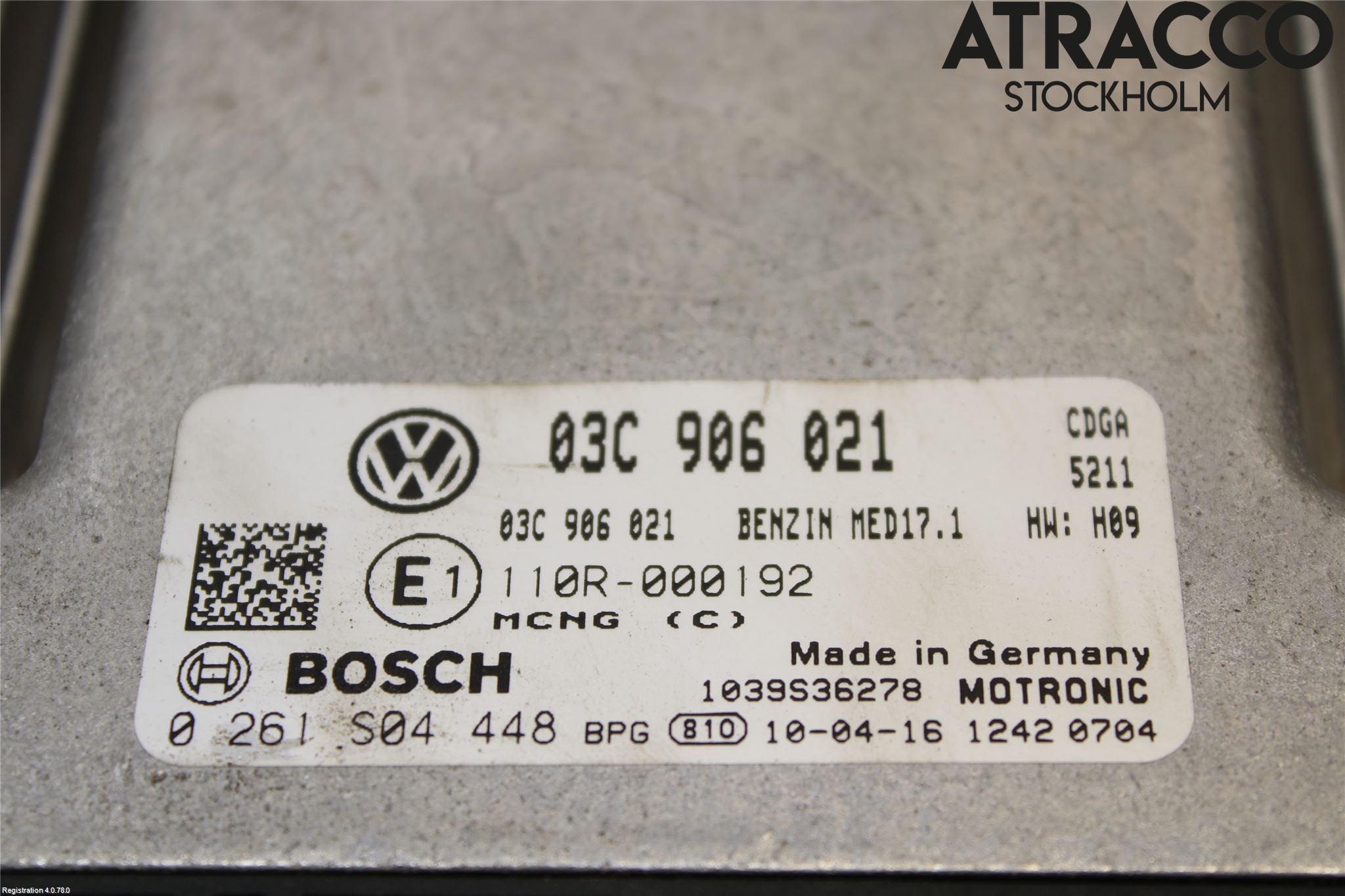 Volkswagen VW PASSAT 05-11 Styrenhet Insprut Bensin