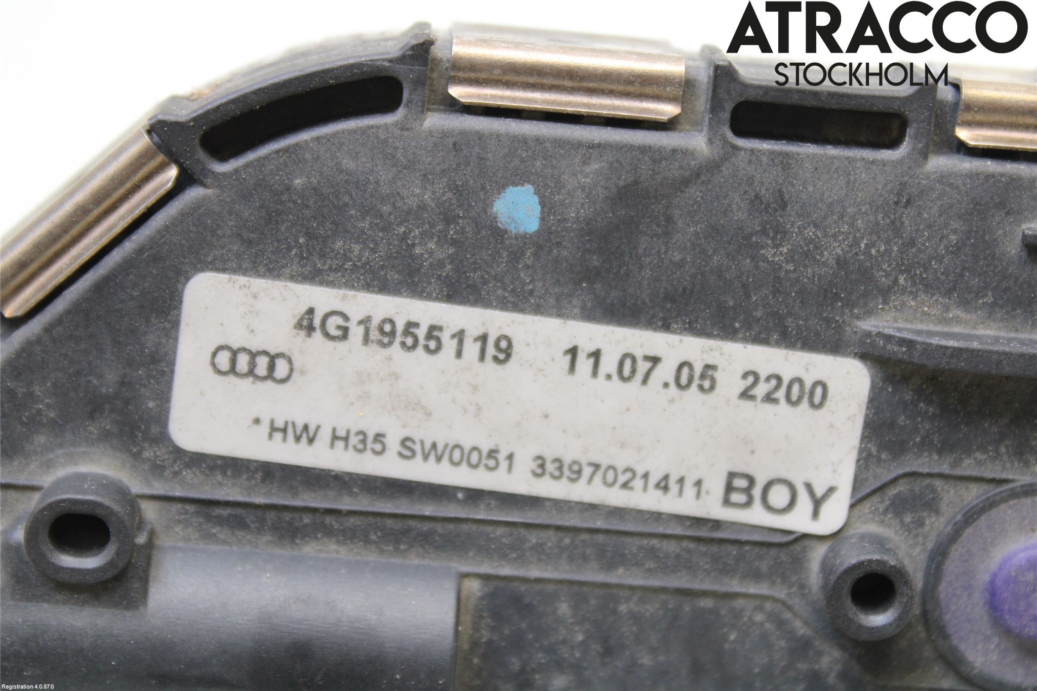 Audi A6/S6 4G 11-18 Torkarmotor Vindruta