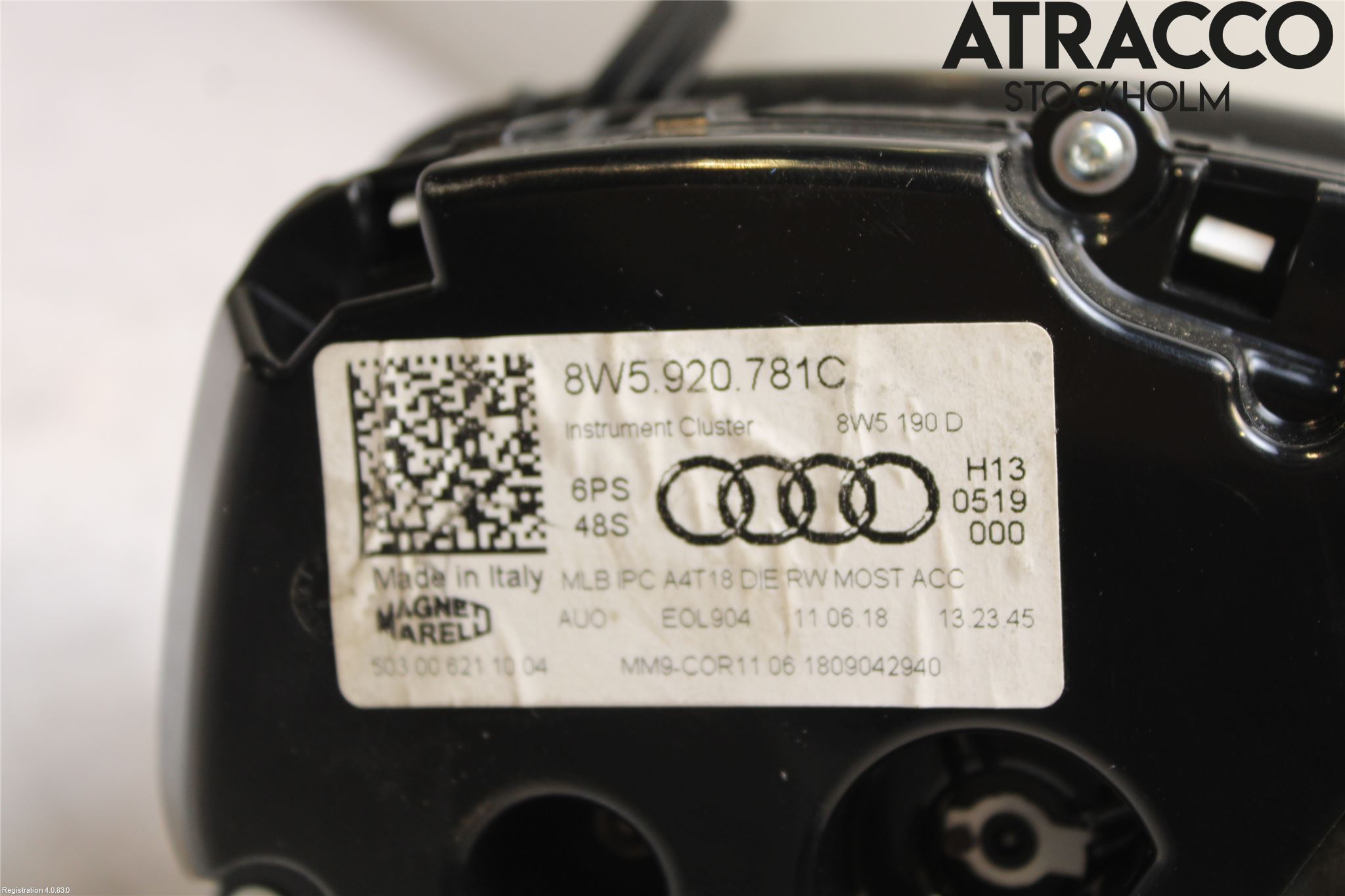 Audi A4/S4 B9 16-19 Instrument Komb