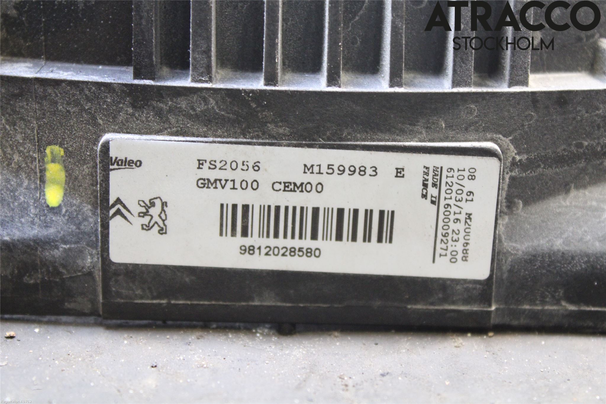 Peugeot 2008 13-20 Kylfläkt El