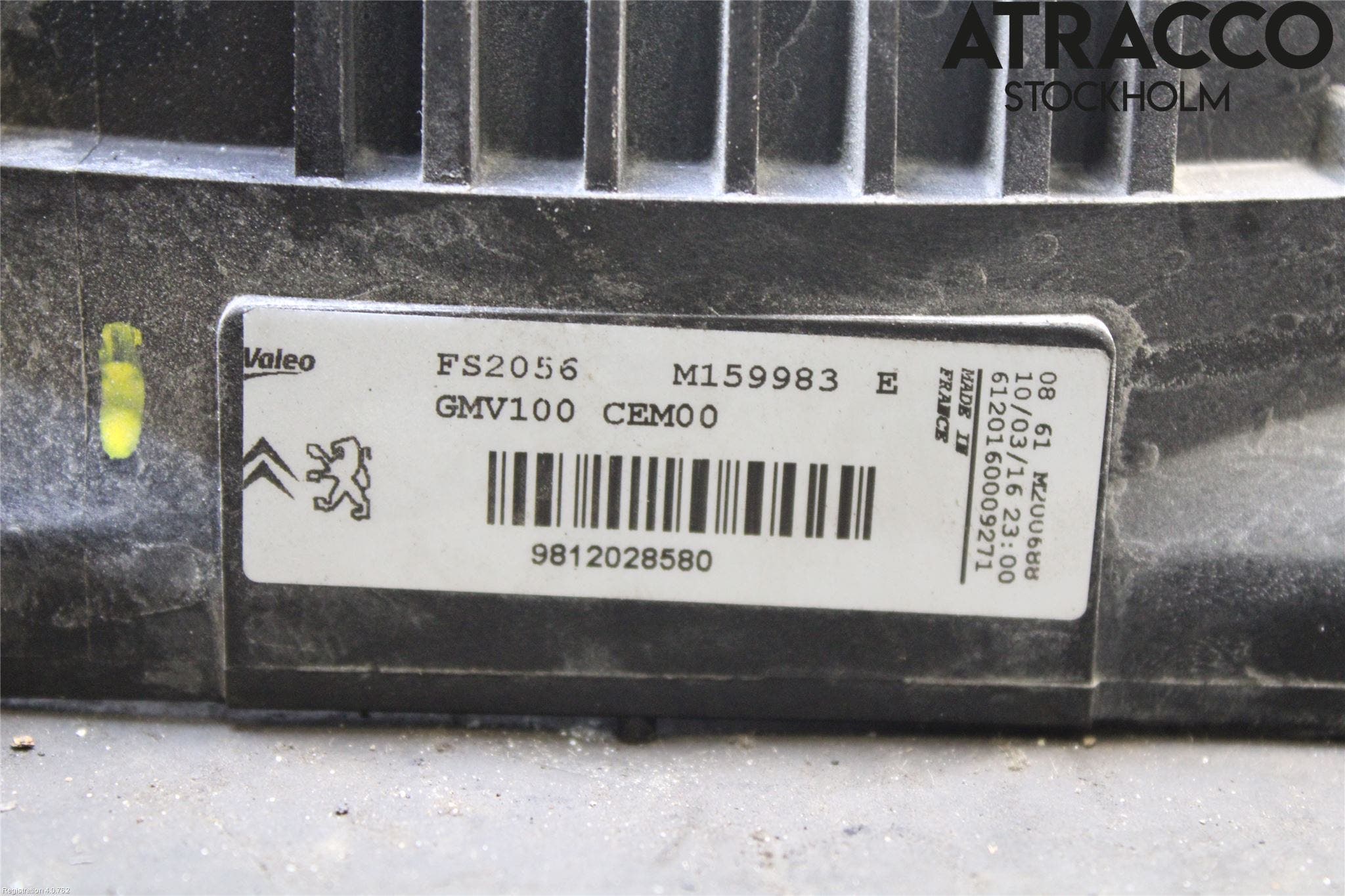 Peugeot 2008 13-20 Kylfläkt El