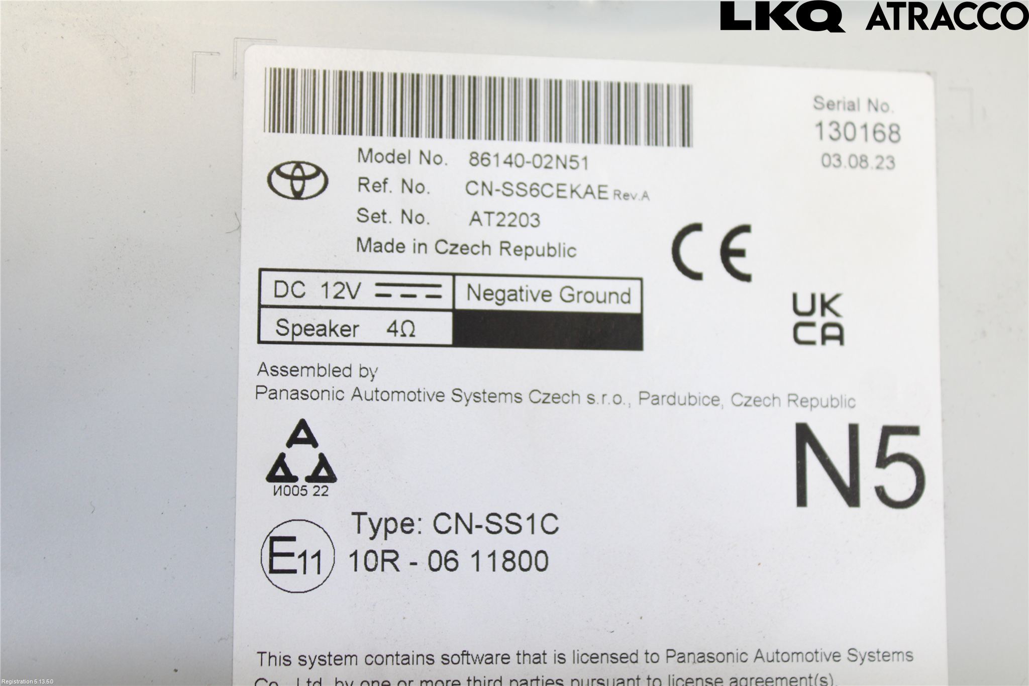 Toyota COROLLA 19- Cd Radio - Multimediapanel