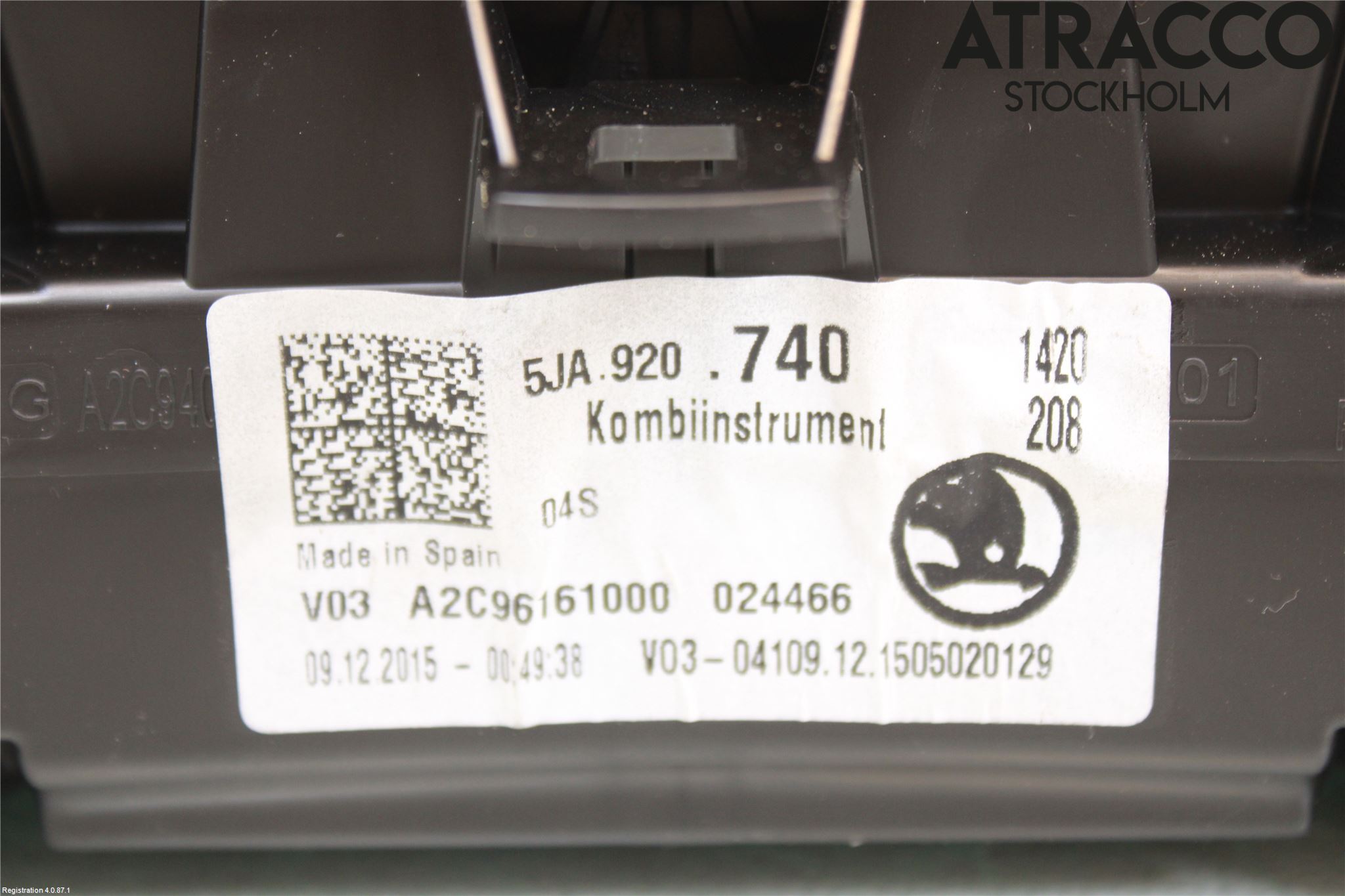 Skoda OCTAVIA (1U) 96-11 Instrument Komb