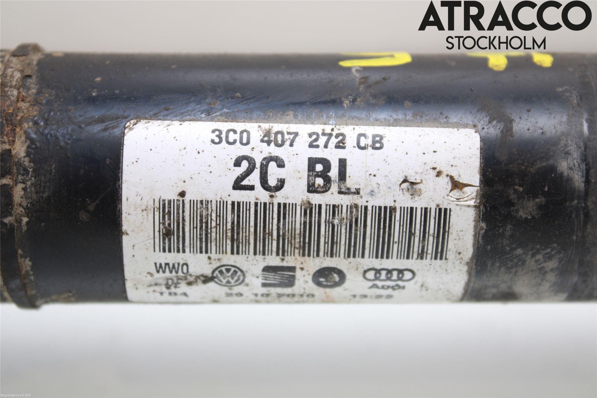 Skoda SUPERB 09-15 Drivaxel Fram Höger