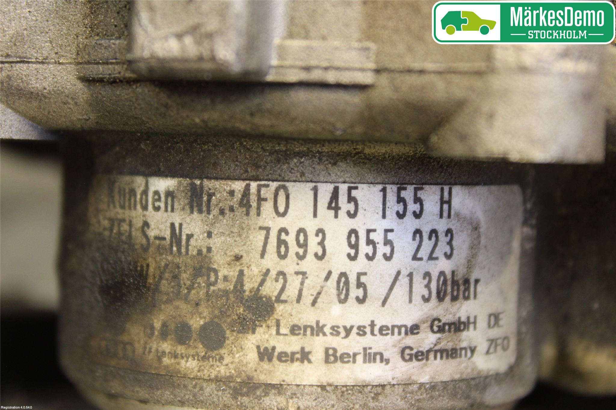 Audi A6/S6     05-11 Styrservopump