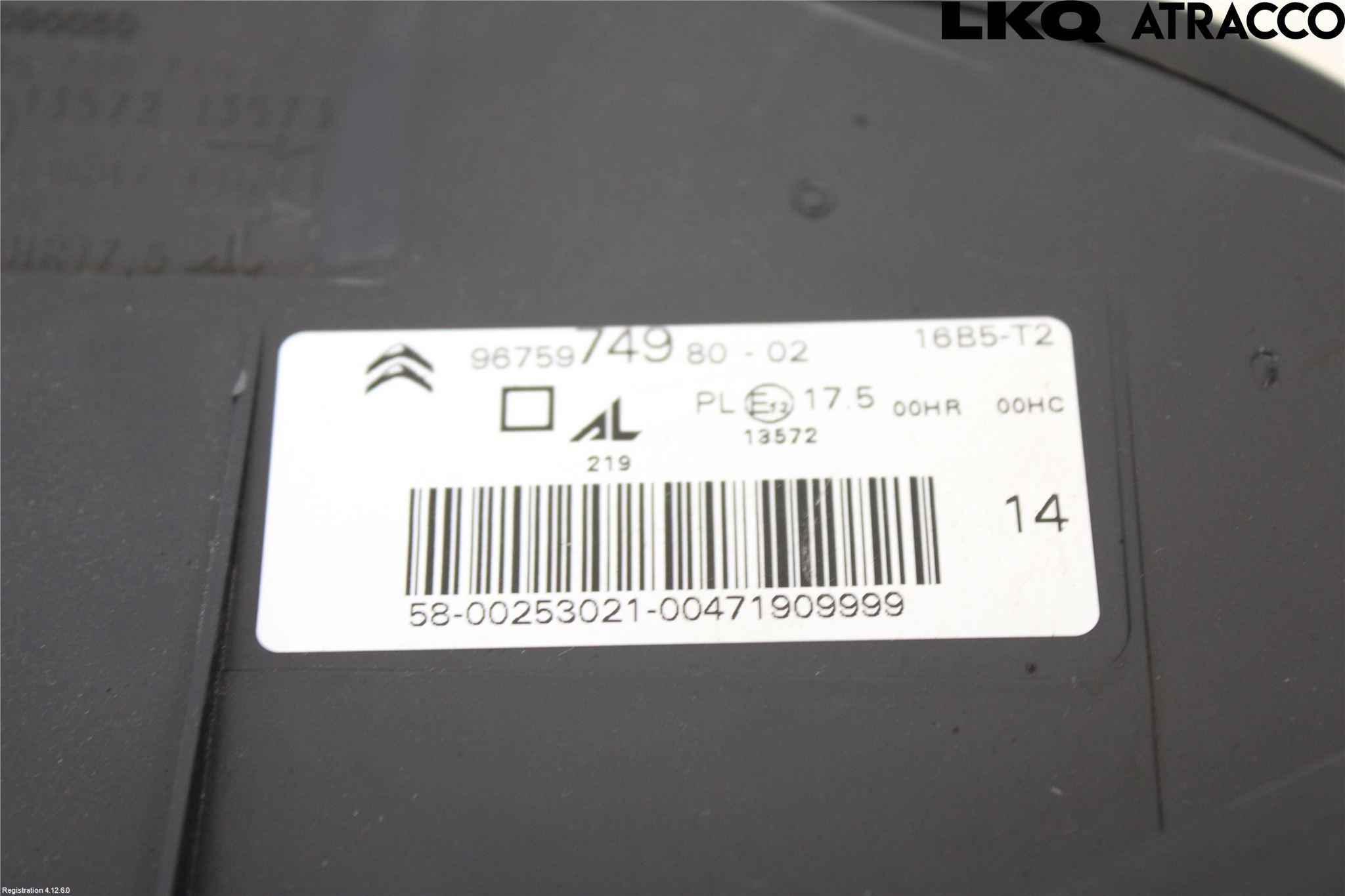 Citroen C4 PICASSO 14-18 Strålkastare Vänster