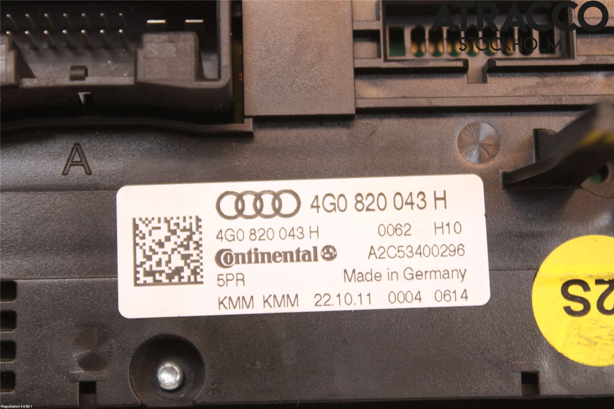 Audi A6/S6 4G 11-18 Ac Styrenhet Ac Manöveren