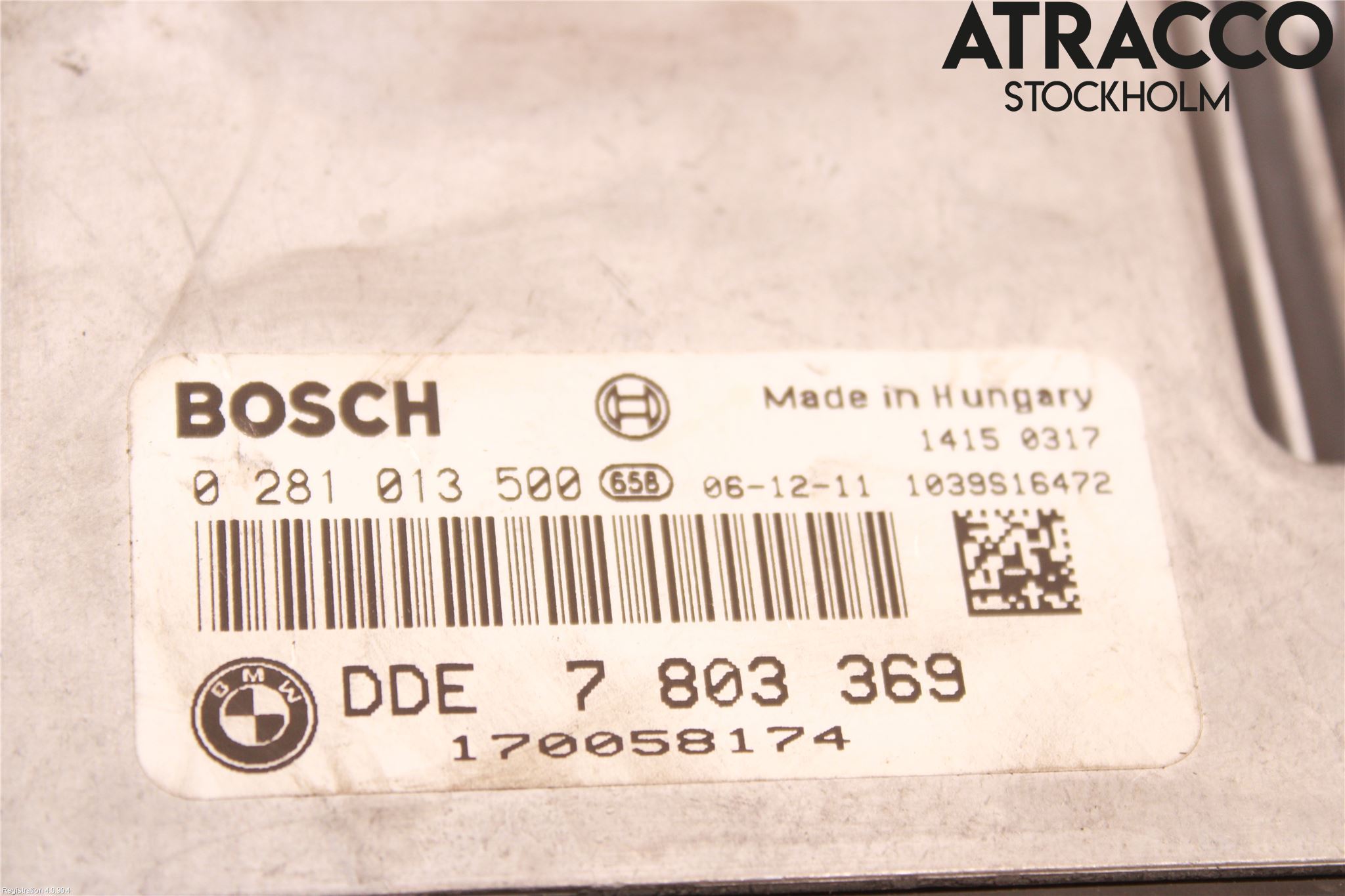 BMW 5 E60/61 Sed/Tou 02-10 Styrenhet Inspump Diesel
