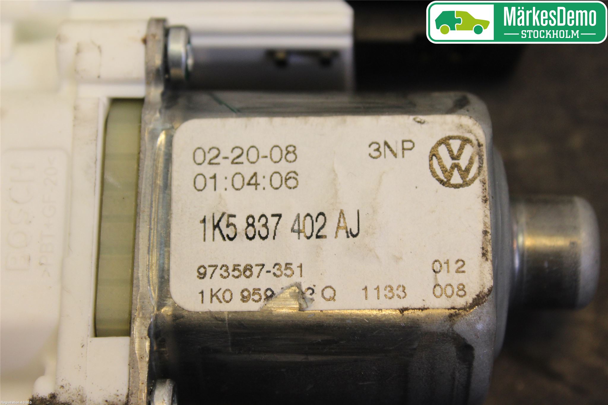 Volkswagen VW GOLF V 04-09 Fönsterhissmotor