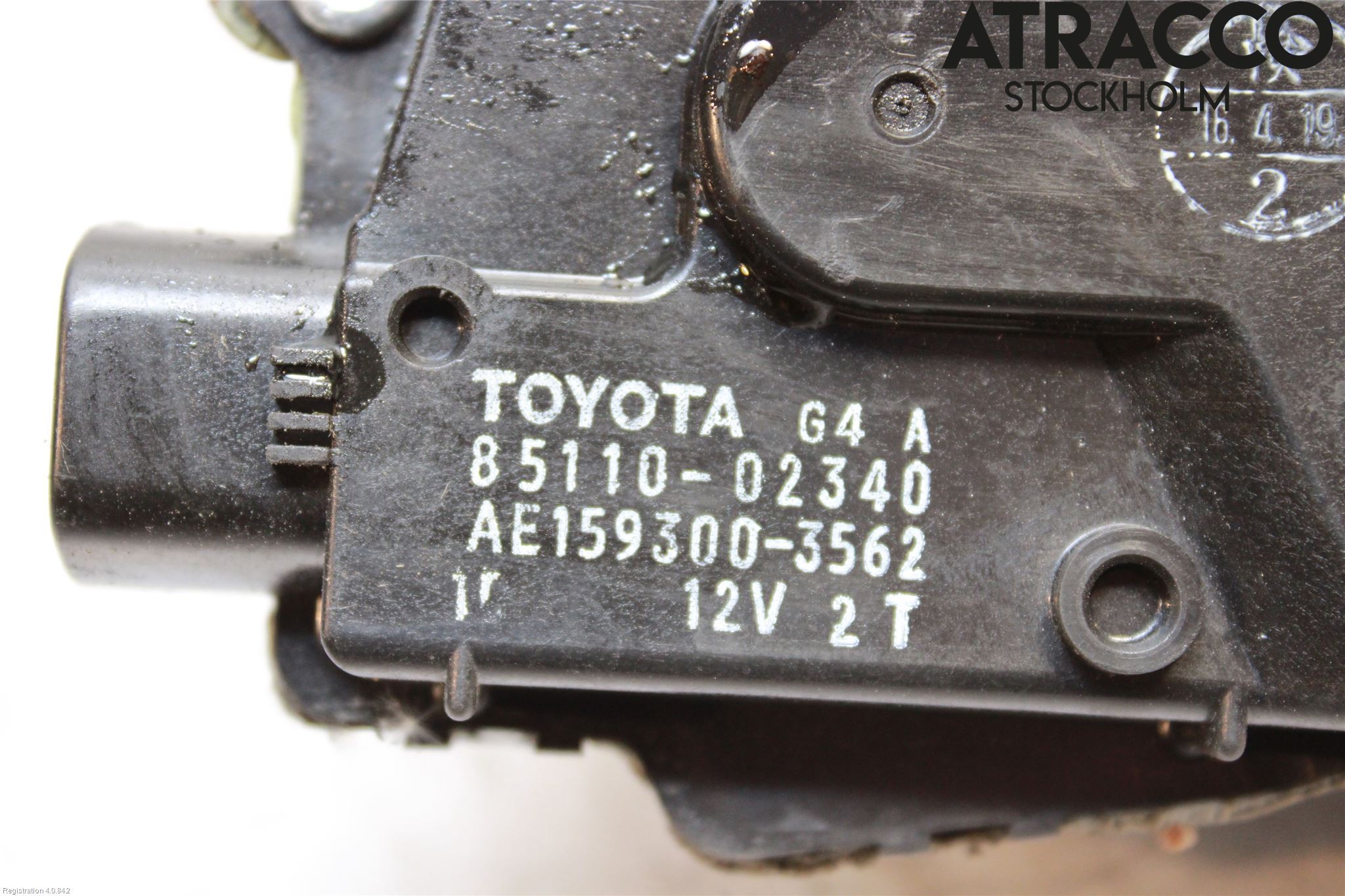 Toyota AURIS 13-19 Torkarmotor Vindruta