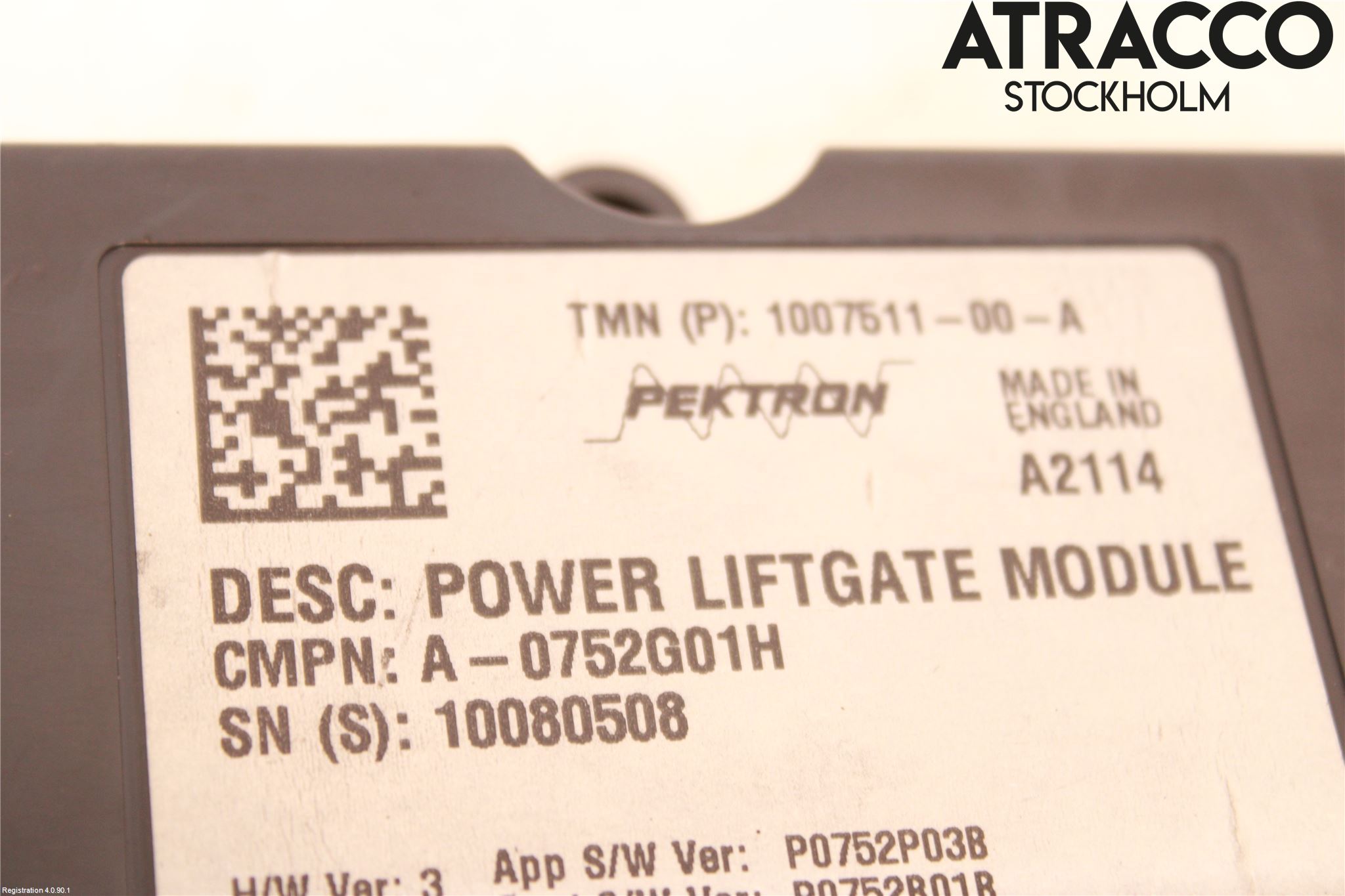 Tesla MODEL S 13- Styrenhet Baklucka