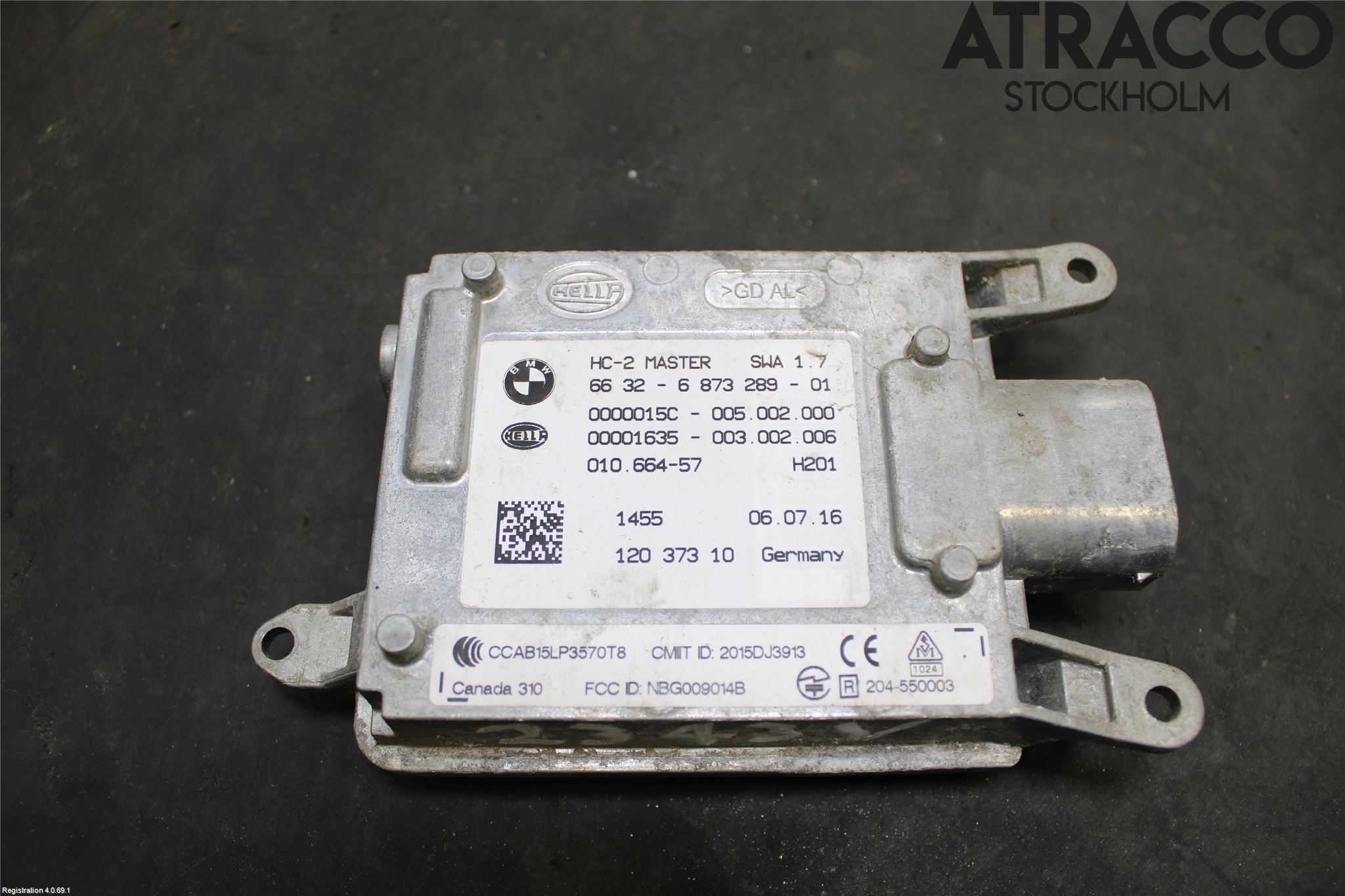 BMW X5 F15 13-18 Sensor Aktivt Kollisionsskydd