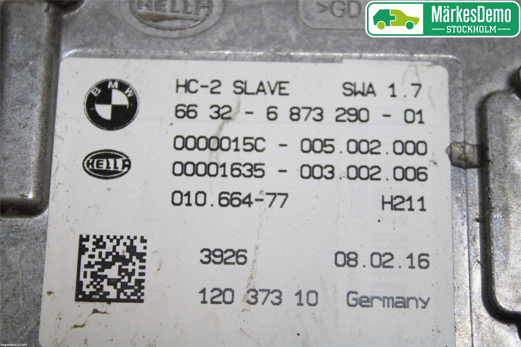 BMW X5 F15 13-18 Sensor Aktivt Kollisionsskydd